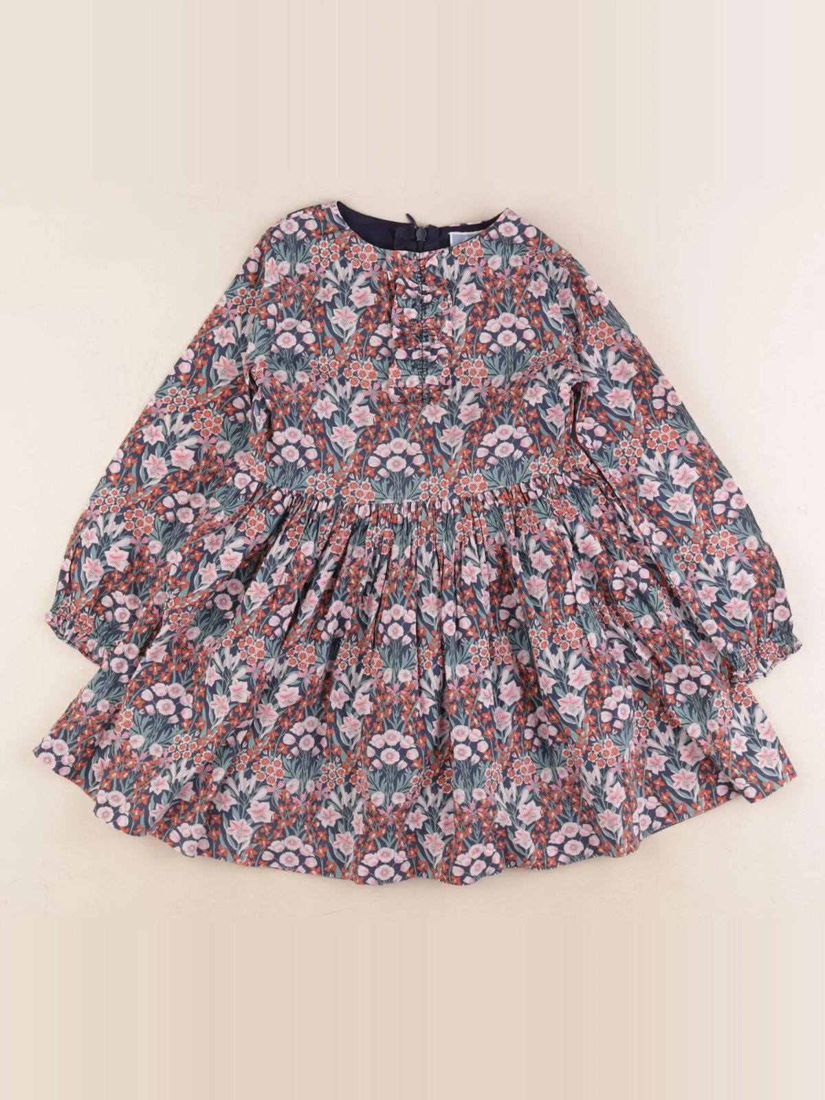 Jacadi - robe liberty multicolore - 5 ans