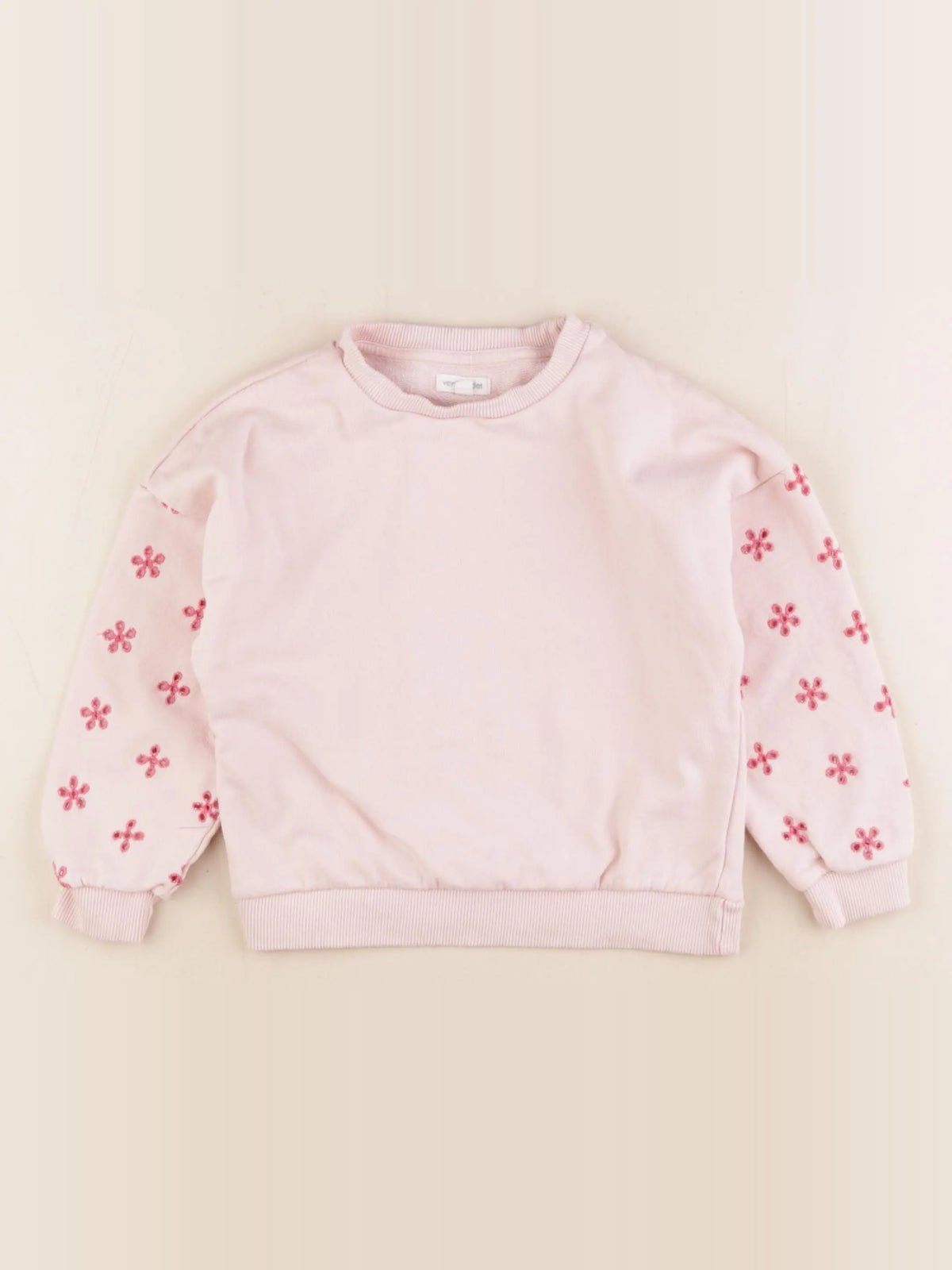 Vertbaudet - sweat rose - 5 ans