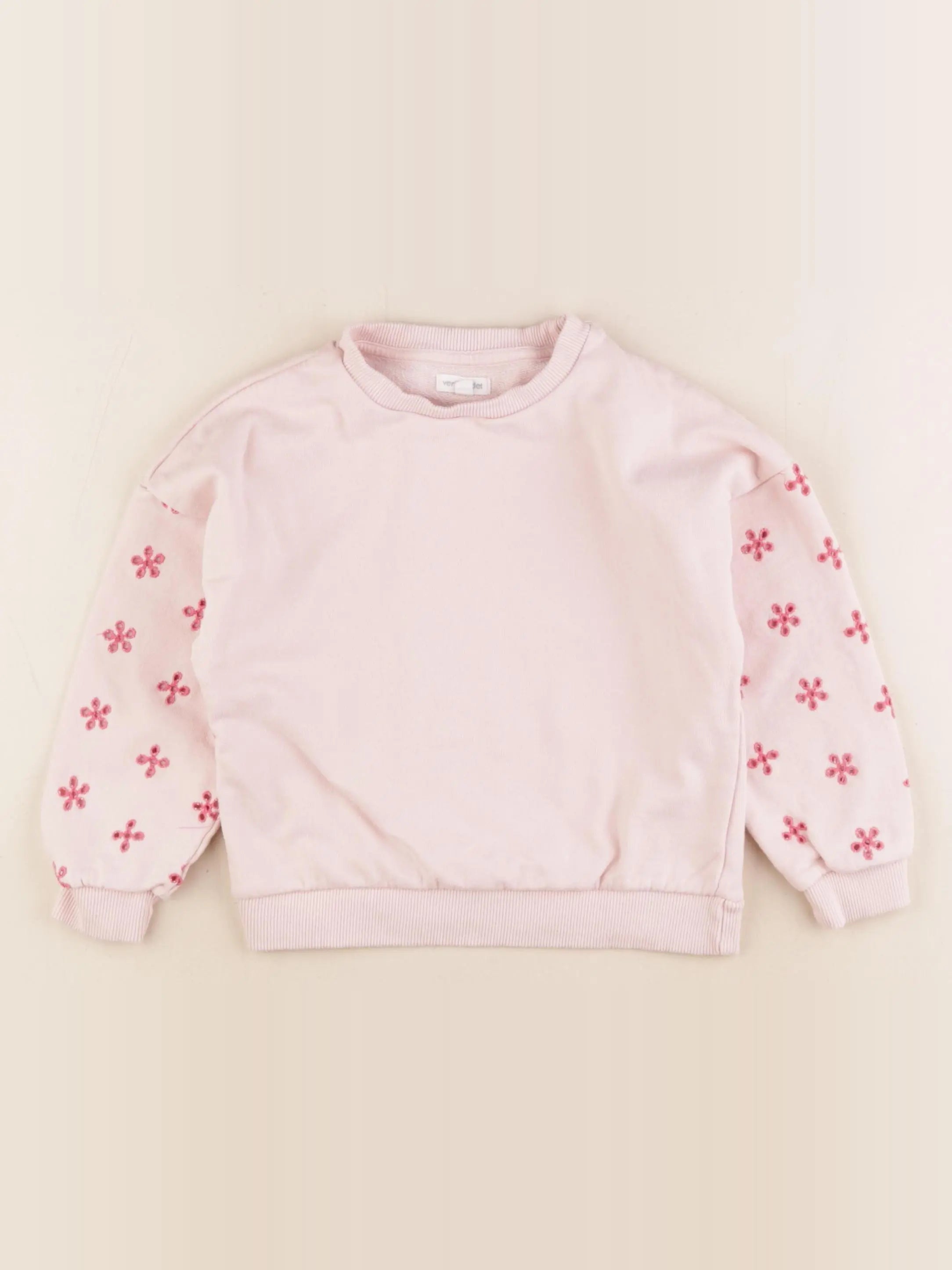 Vertbaudet - sweat rose - 5 ans