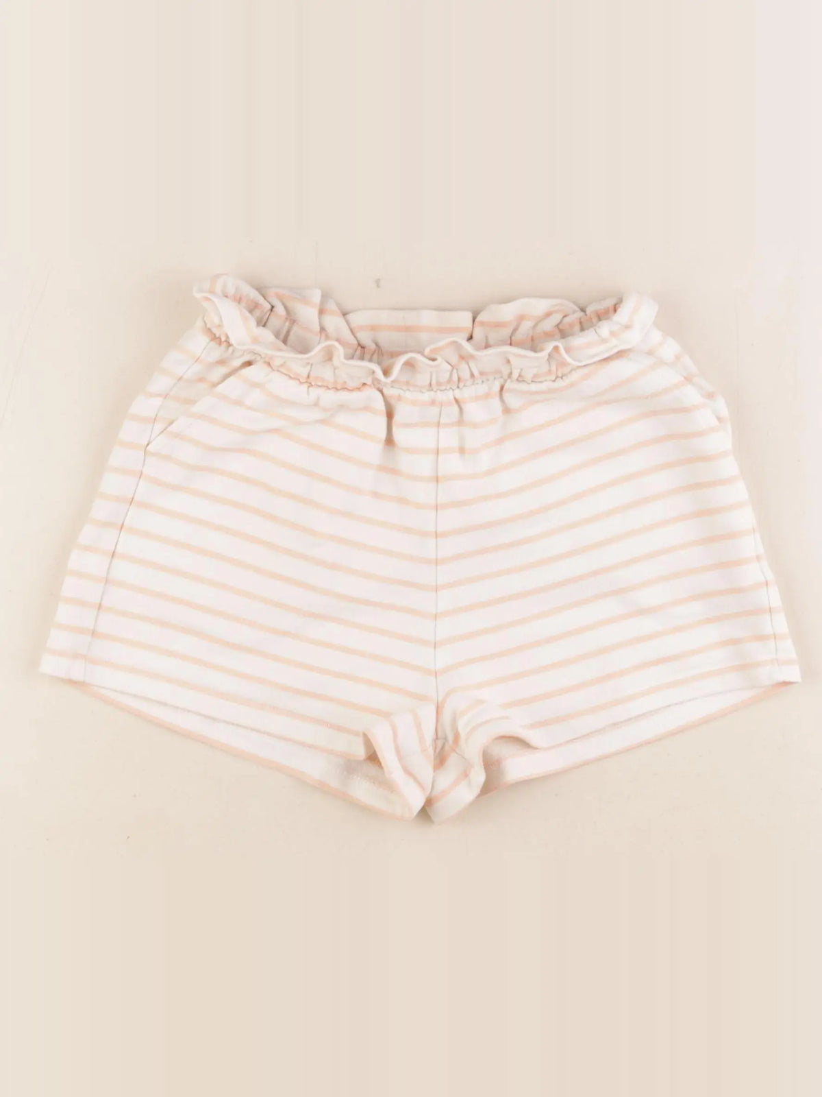 Vertbaudet - short orange, beige - 8 ans