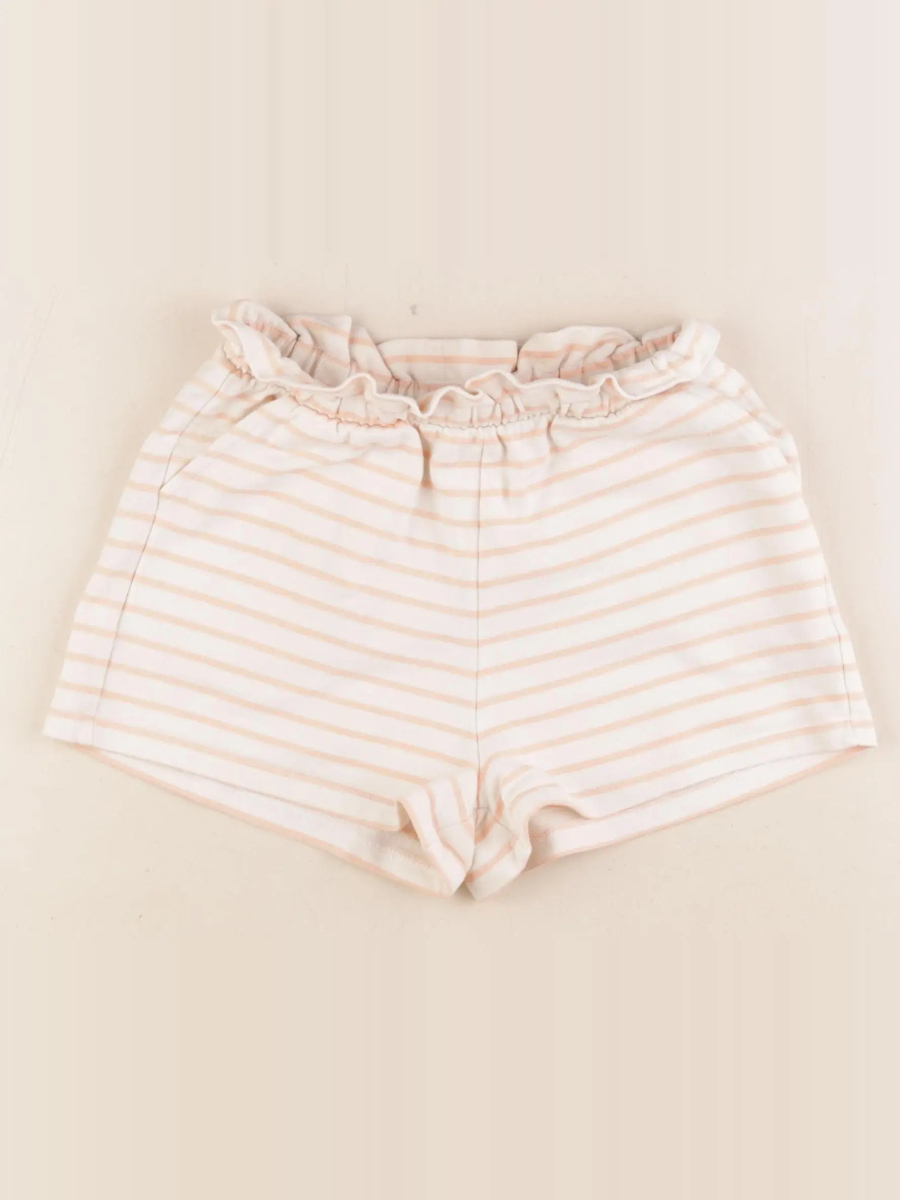 Vertbaudet - short orange, beige - 8 ans