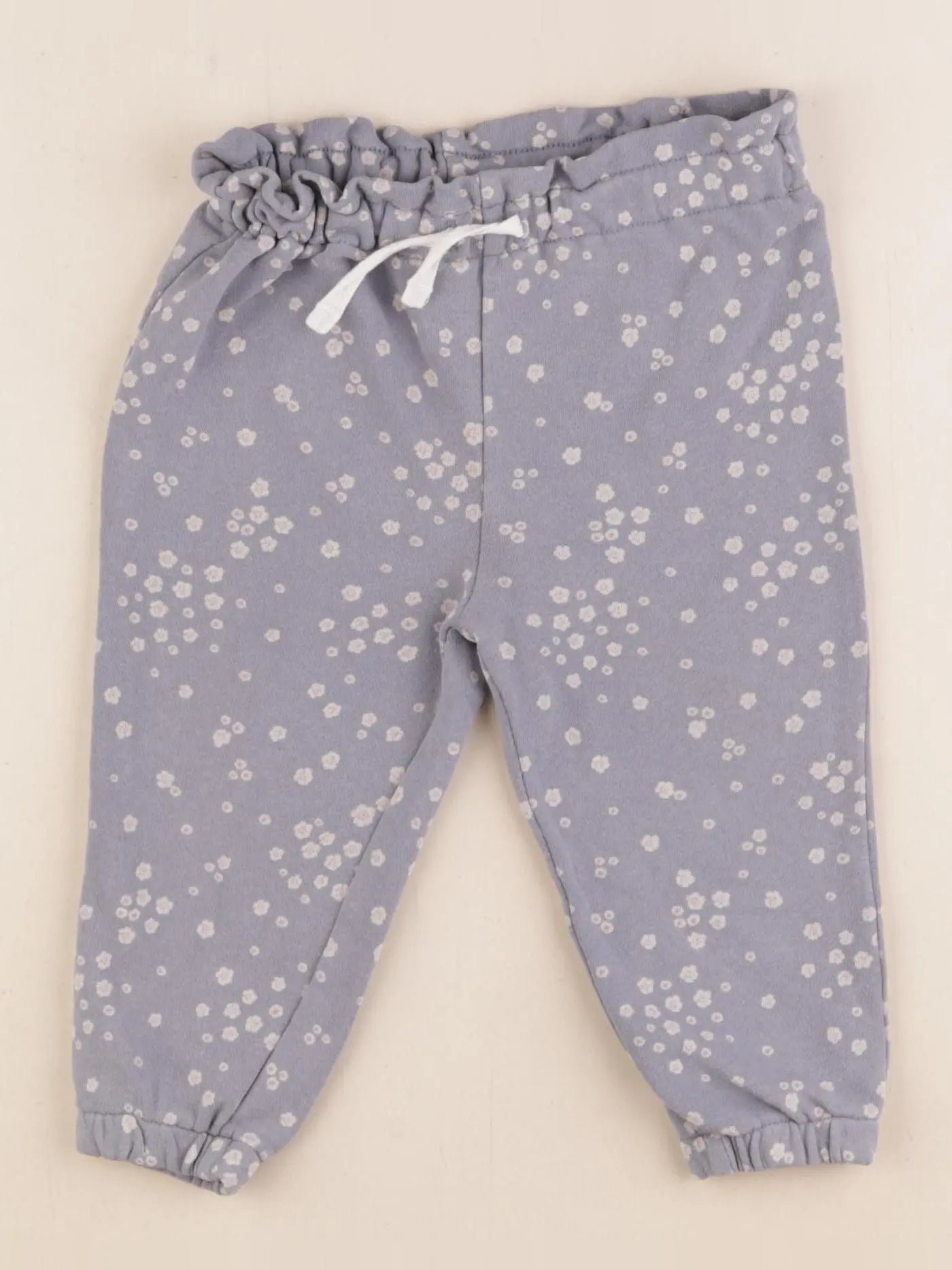 H&M - jogging bleu - 9/12 mois