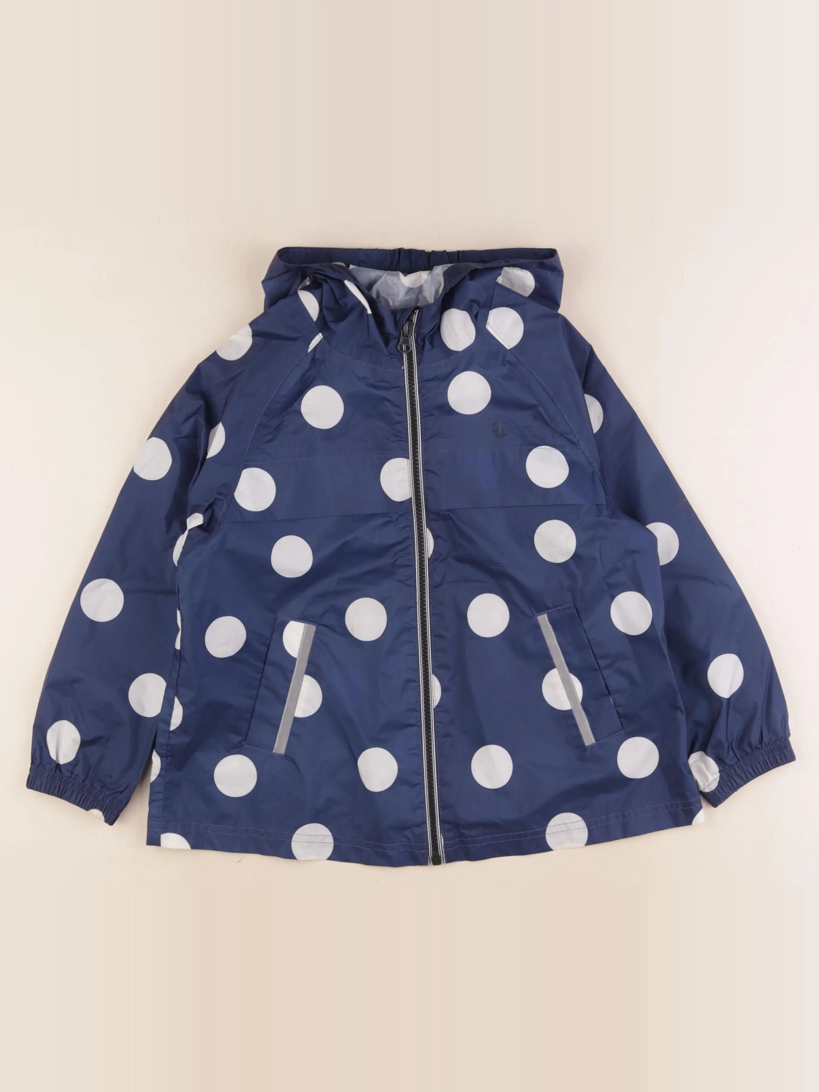 Vertbaudet - coupe-vent bleu - 6 ans