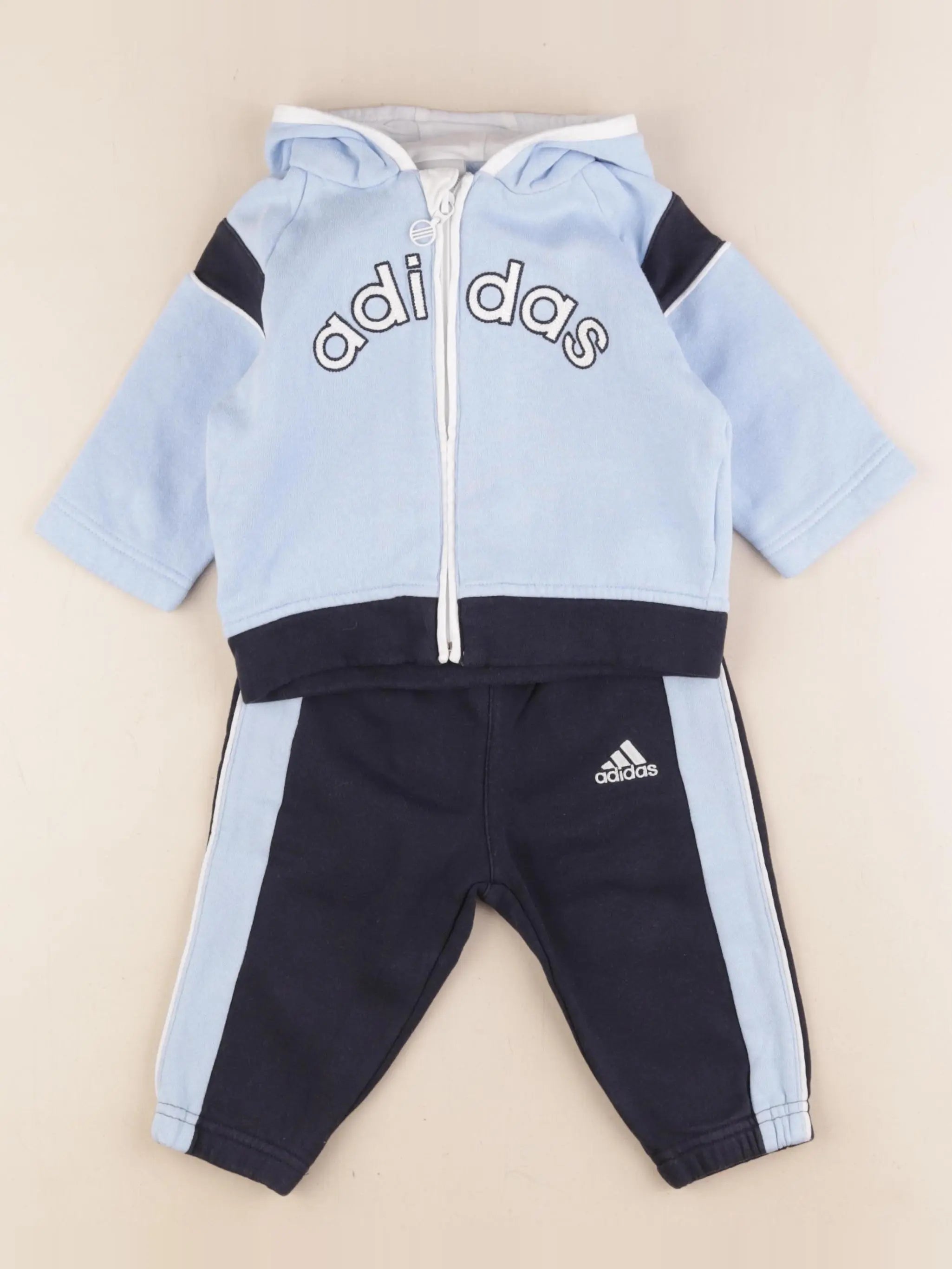 Adidas - ensemble bleu - 6 mois