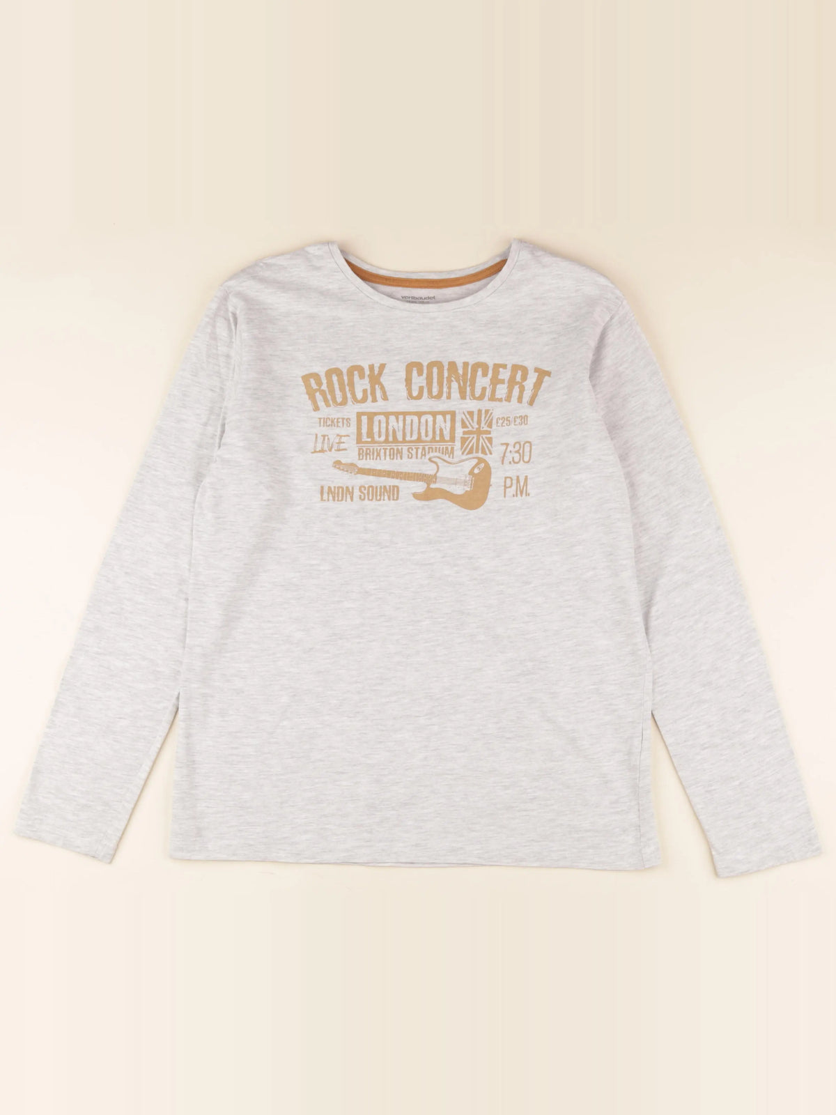 Vertbaudet - tee-shirt gris - 14 ans