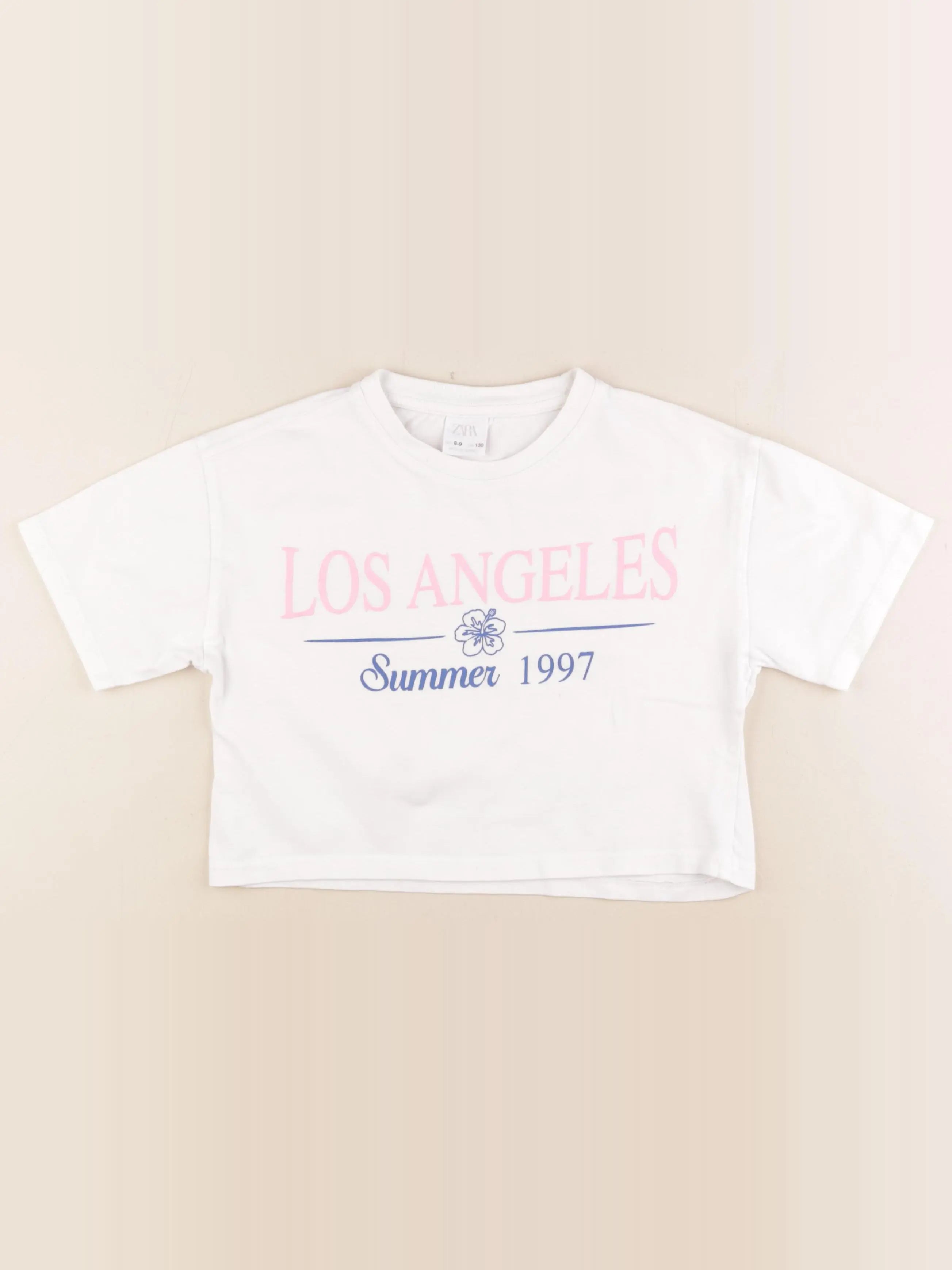 Zara - tee-shirt blanc - 8/9 ans
