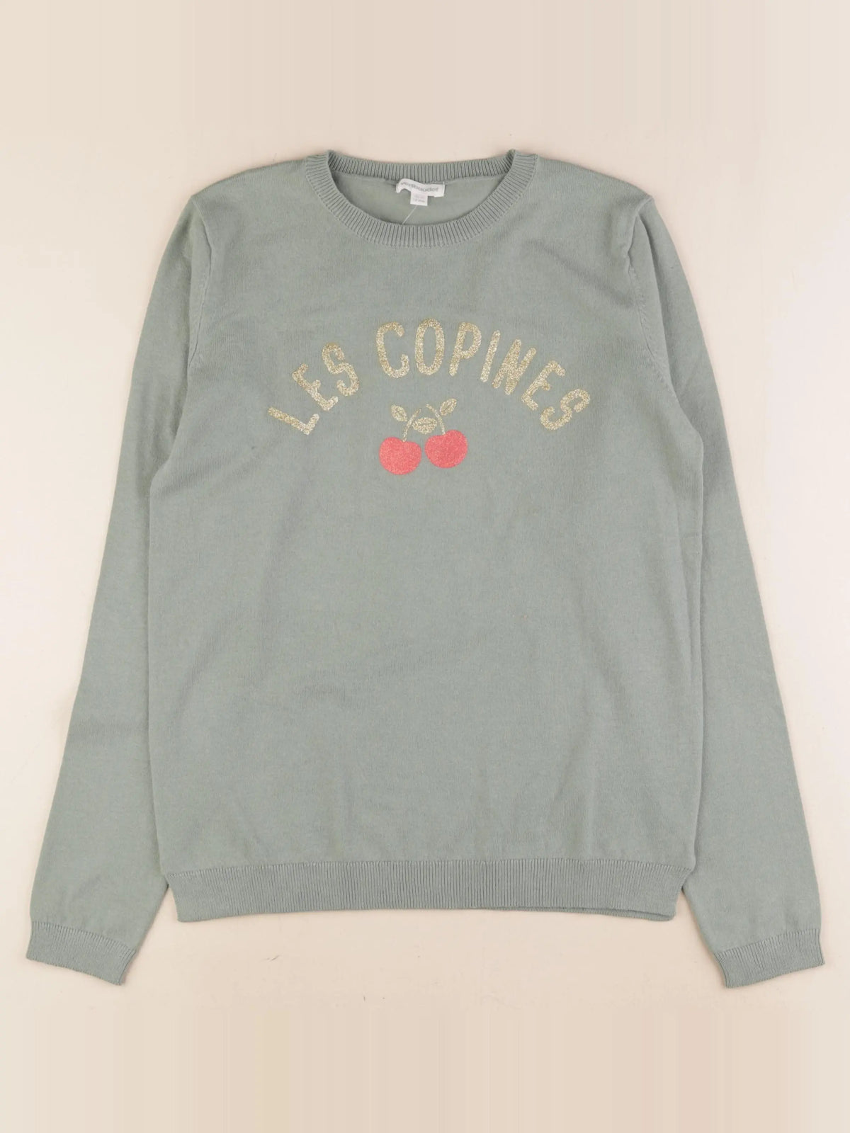 Vertbaudet - pull vert - 12 ans