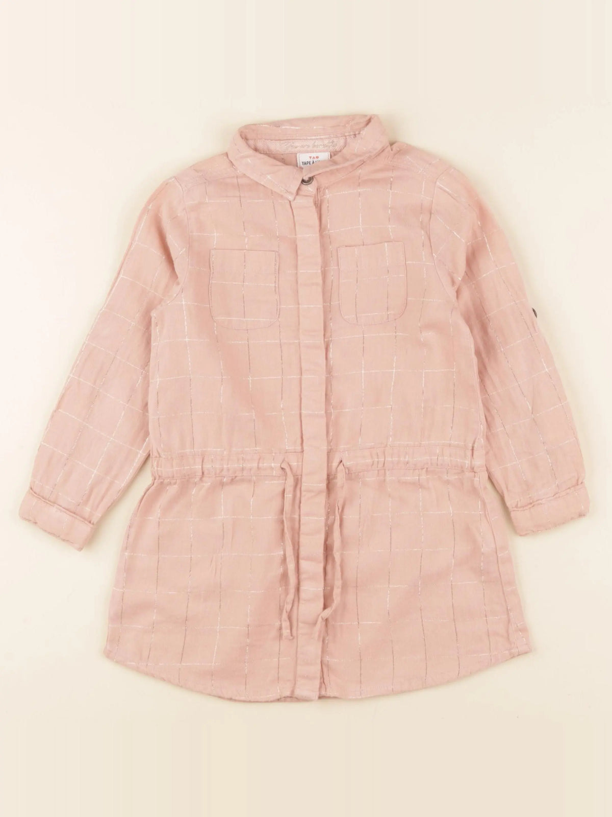 Tape à l'oeil - robe rose, or - 3 ans