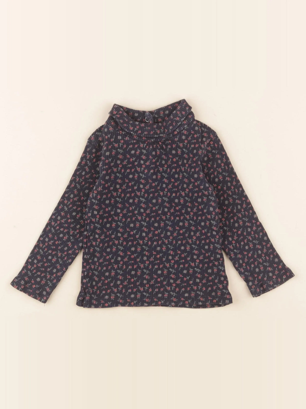 Vertbaudet - sous-pull bleu - 18 mois