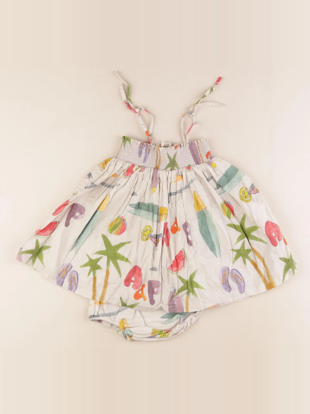 Arsène et les pipelettes - robe multicolore - 18 mois