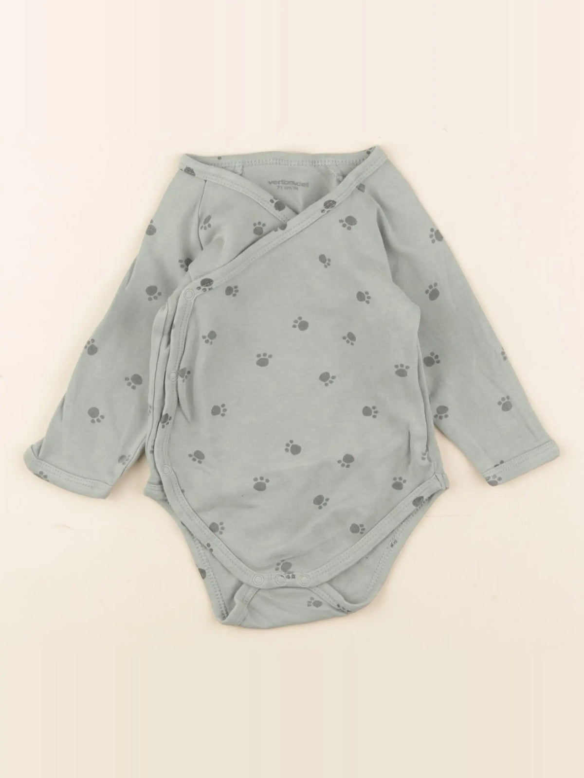 Vertbaudet - body vert - 9 mois