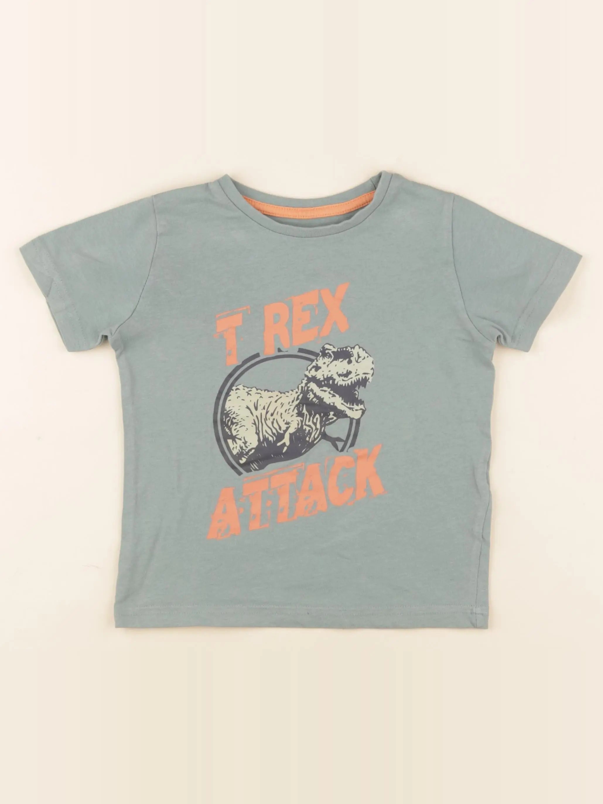 Vertbaudet - tee-shirt vert - 4 ans
