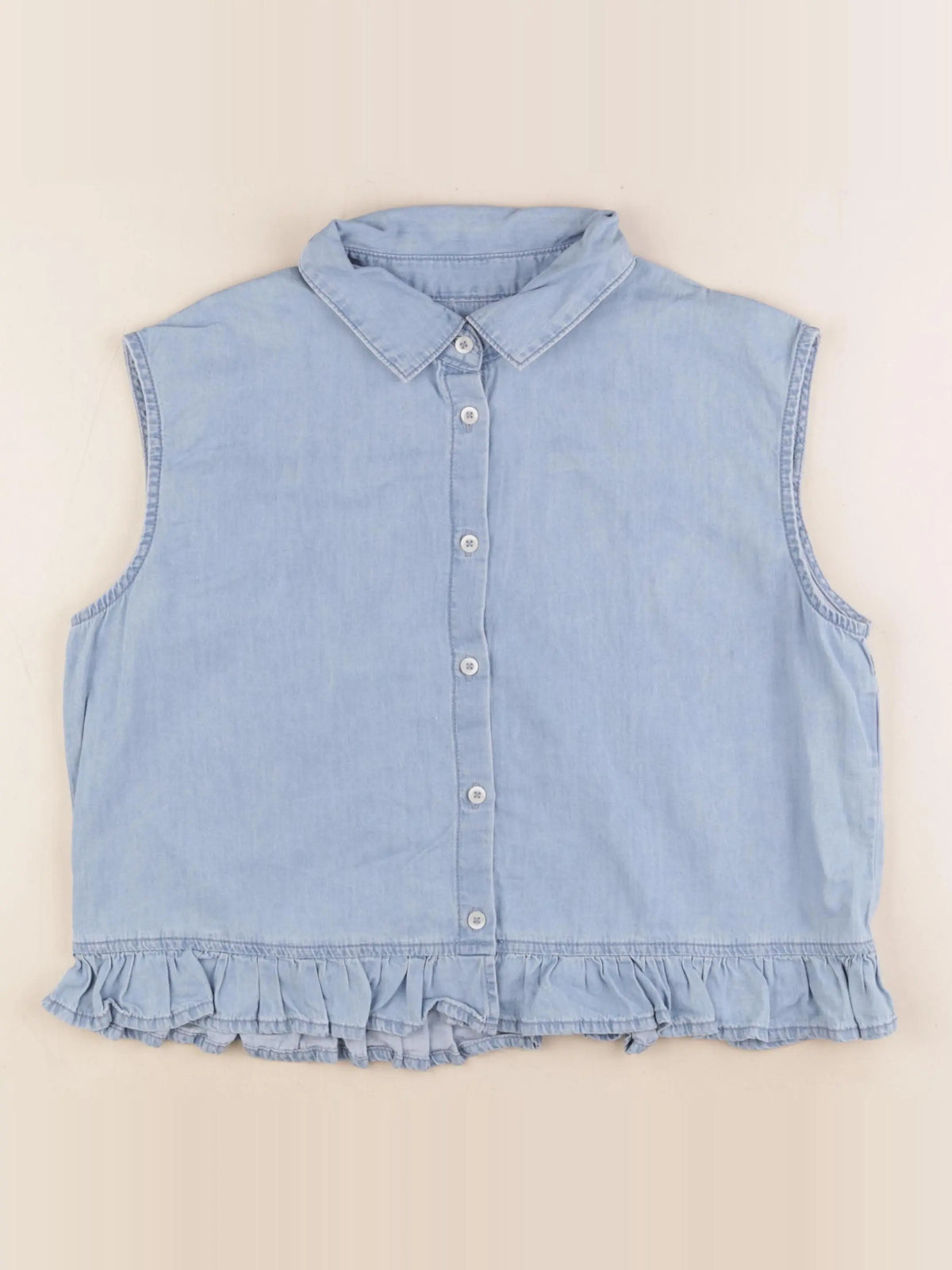 Benetton - débardeur bleu - 13/14 ans