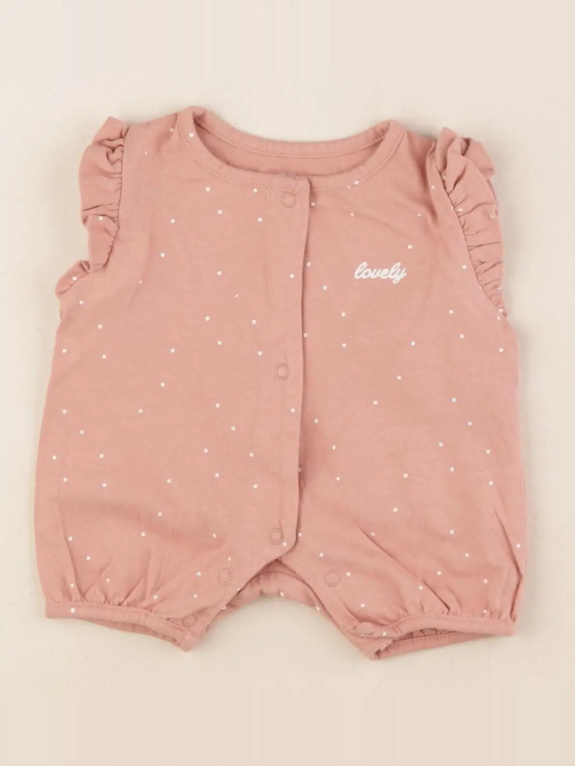 Vertbaudet - pyjama coton rose - 1 mois