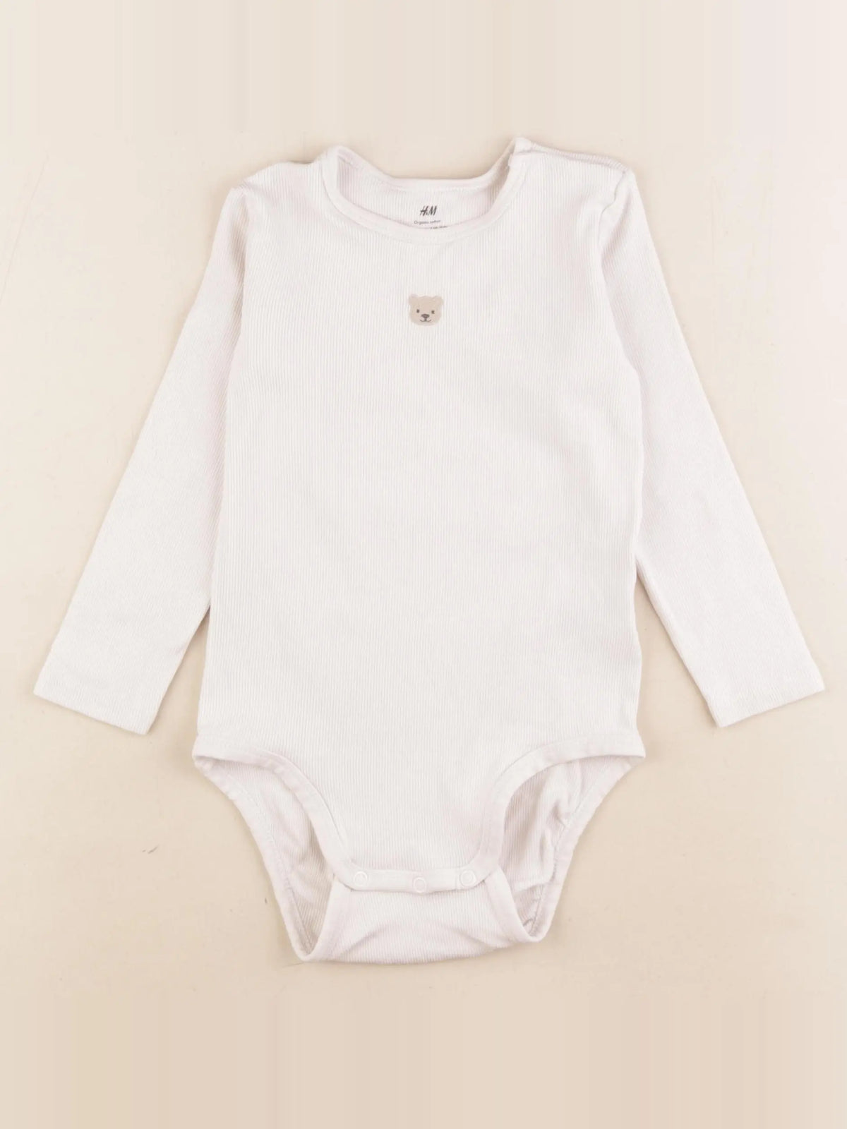 H&M - body blanc - 18/24 mois