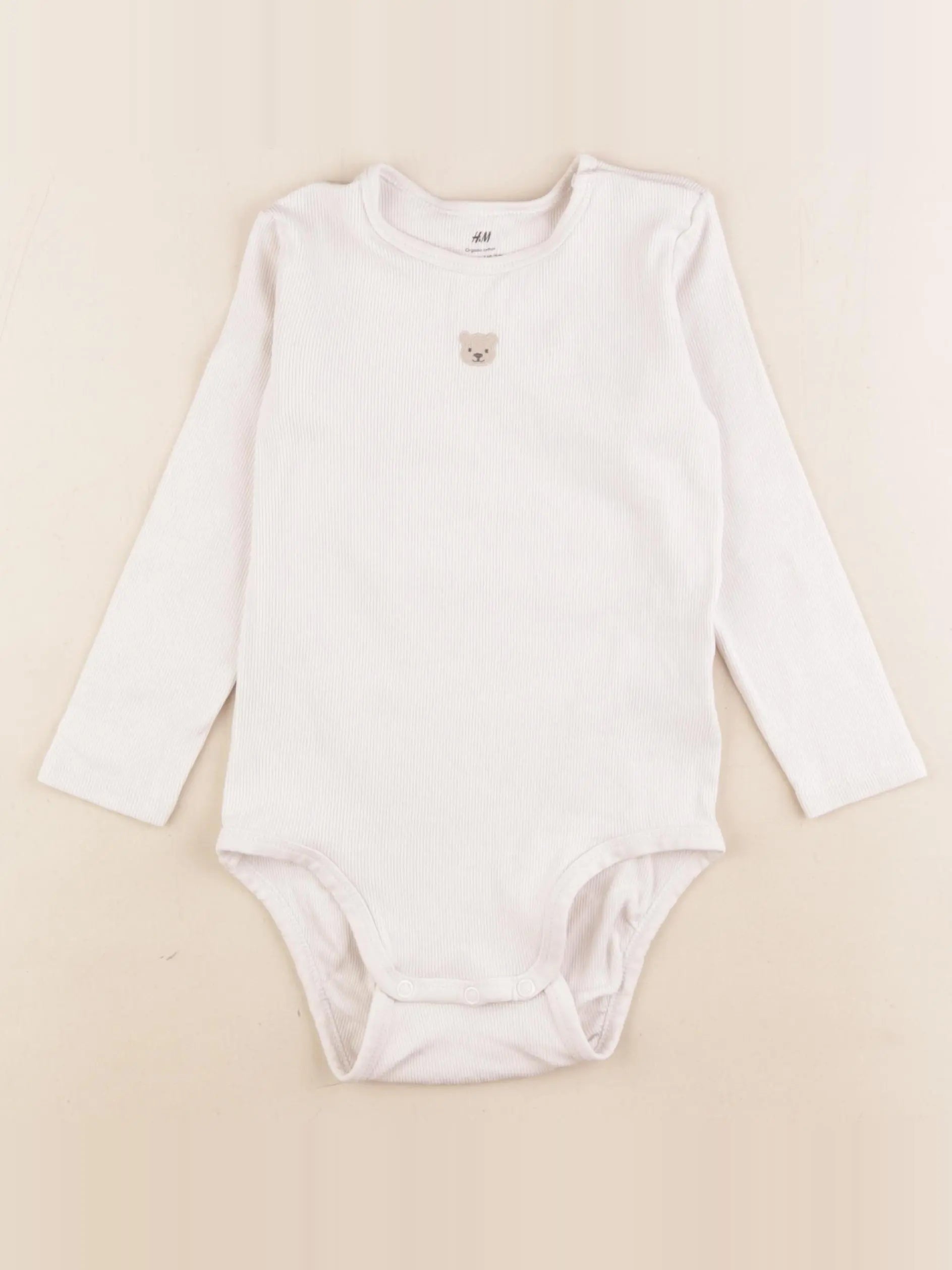 H&M - body blanc - 18/24 mois