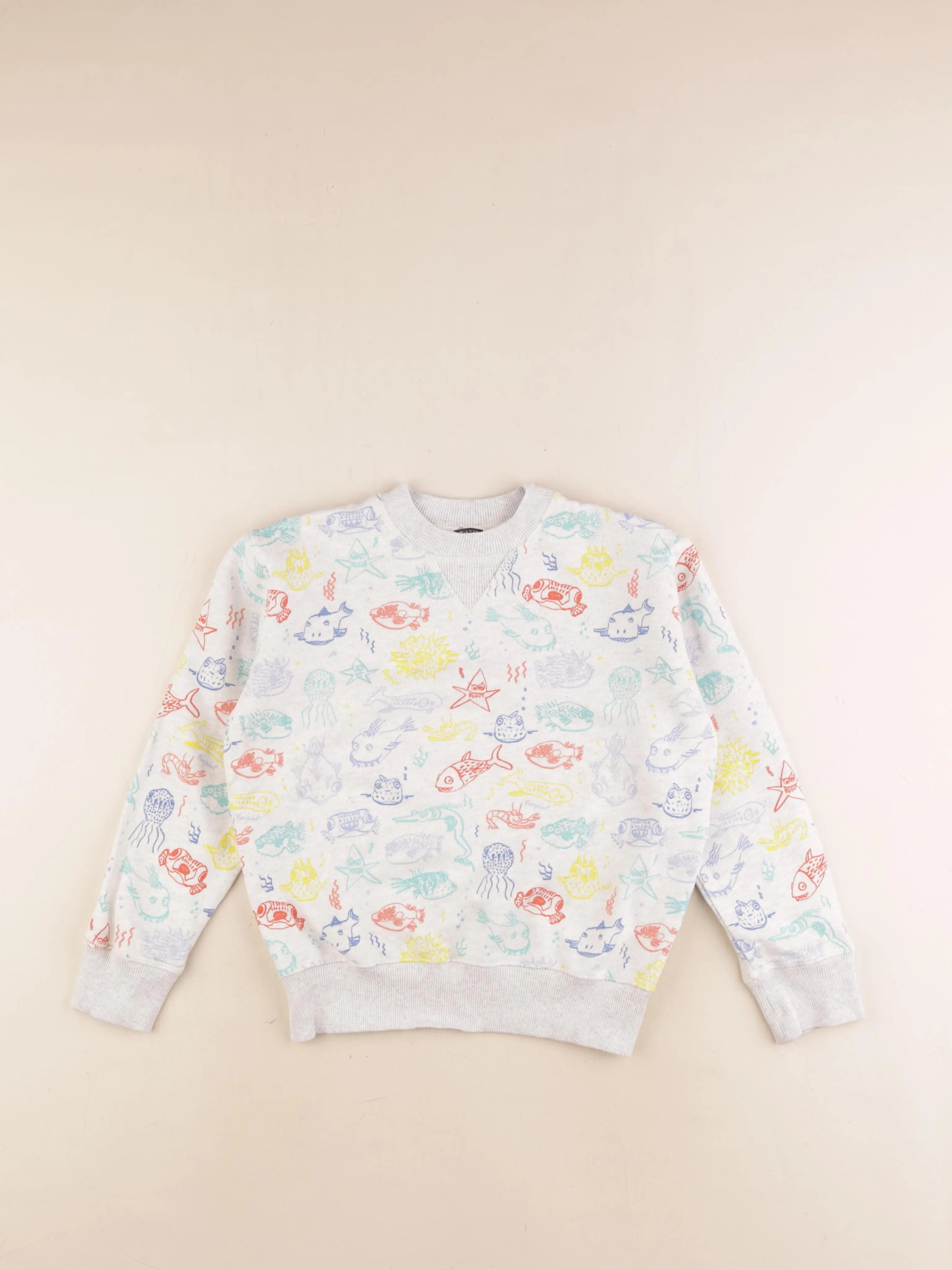 Bonpoint - sweat multicolore - 8 ans