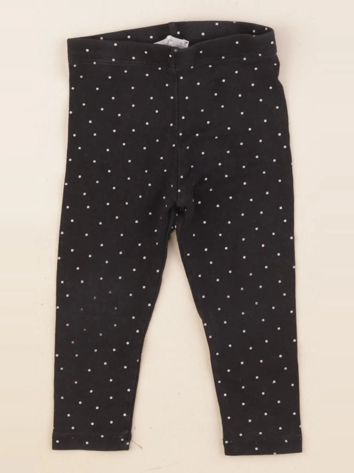 Mango - legging noir - 9/12 mois
