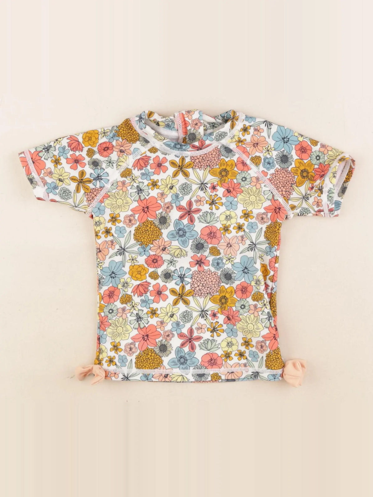 Vertbaudet - tee-shirt de bain multicolore - 18 mois