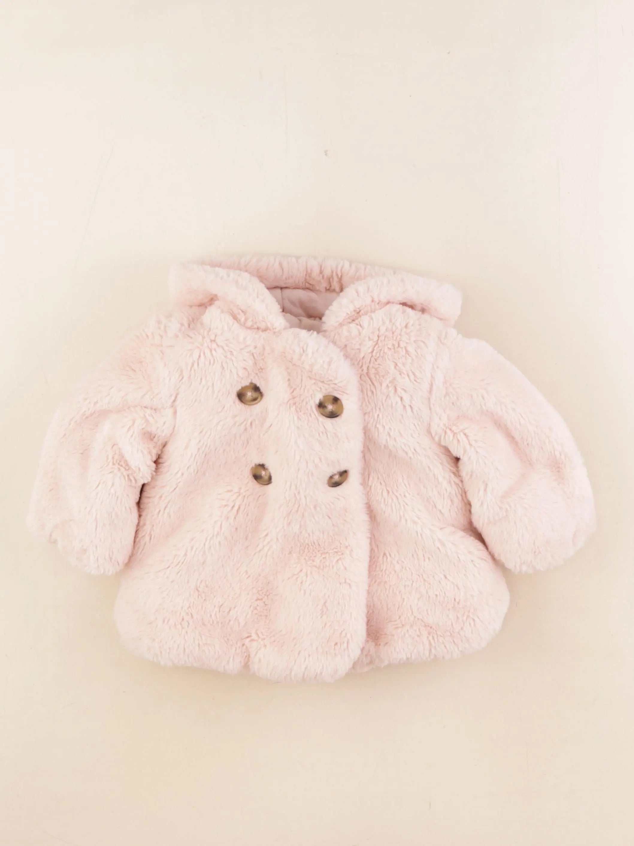 Tape à l'oeil - manteau rose - 9 mois