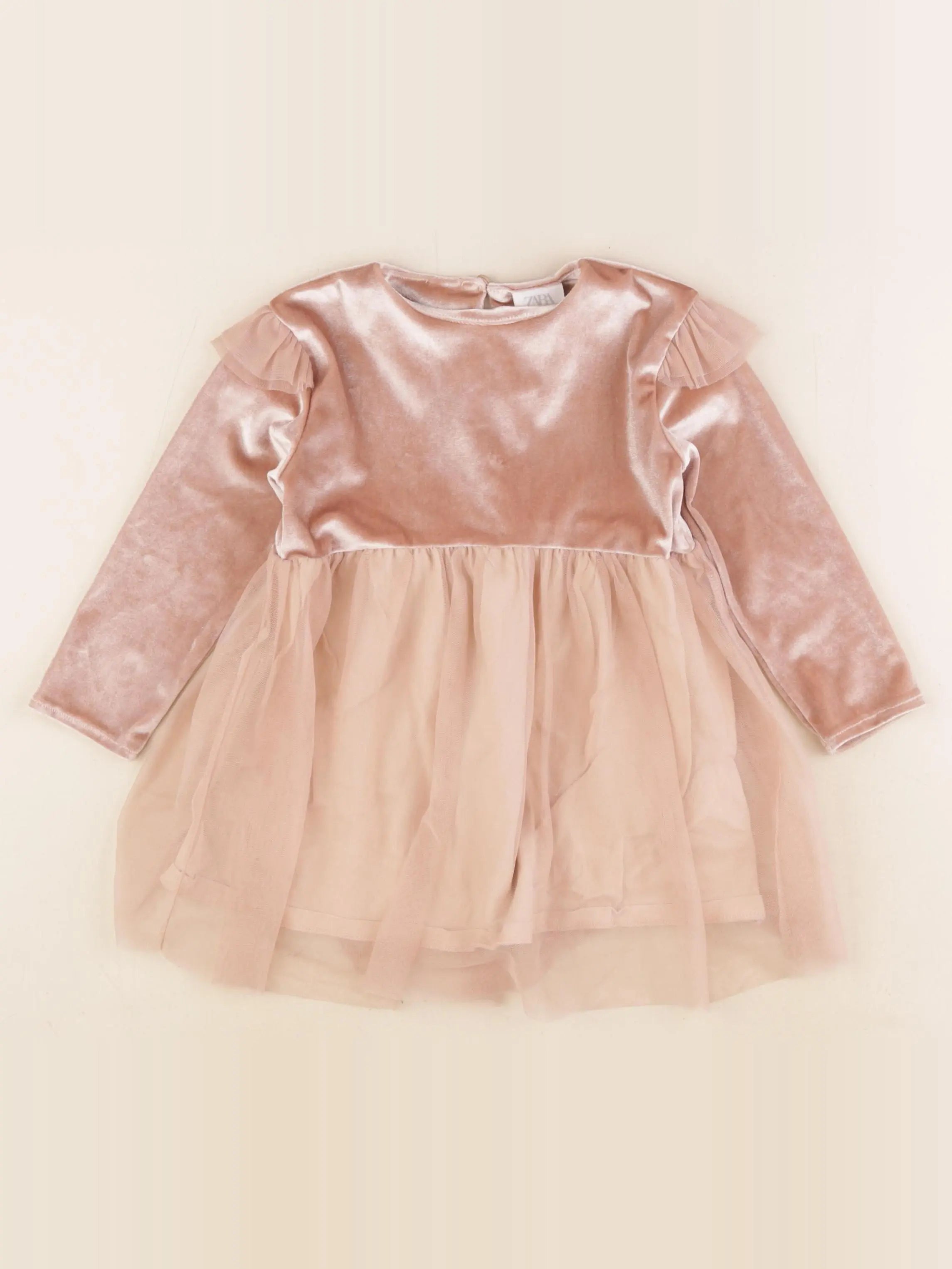 Zara - robe marron - 18/24 mois
