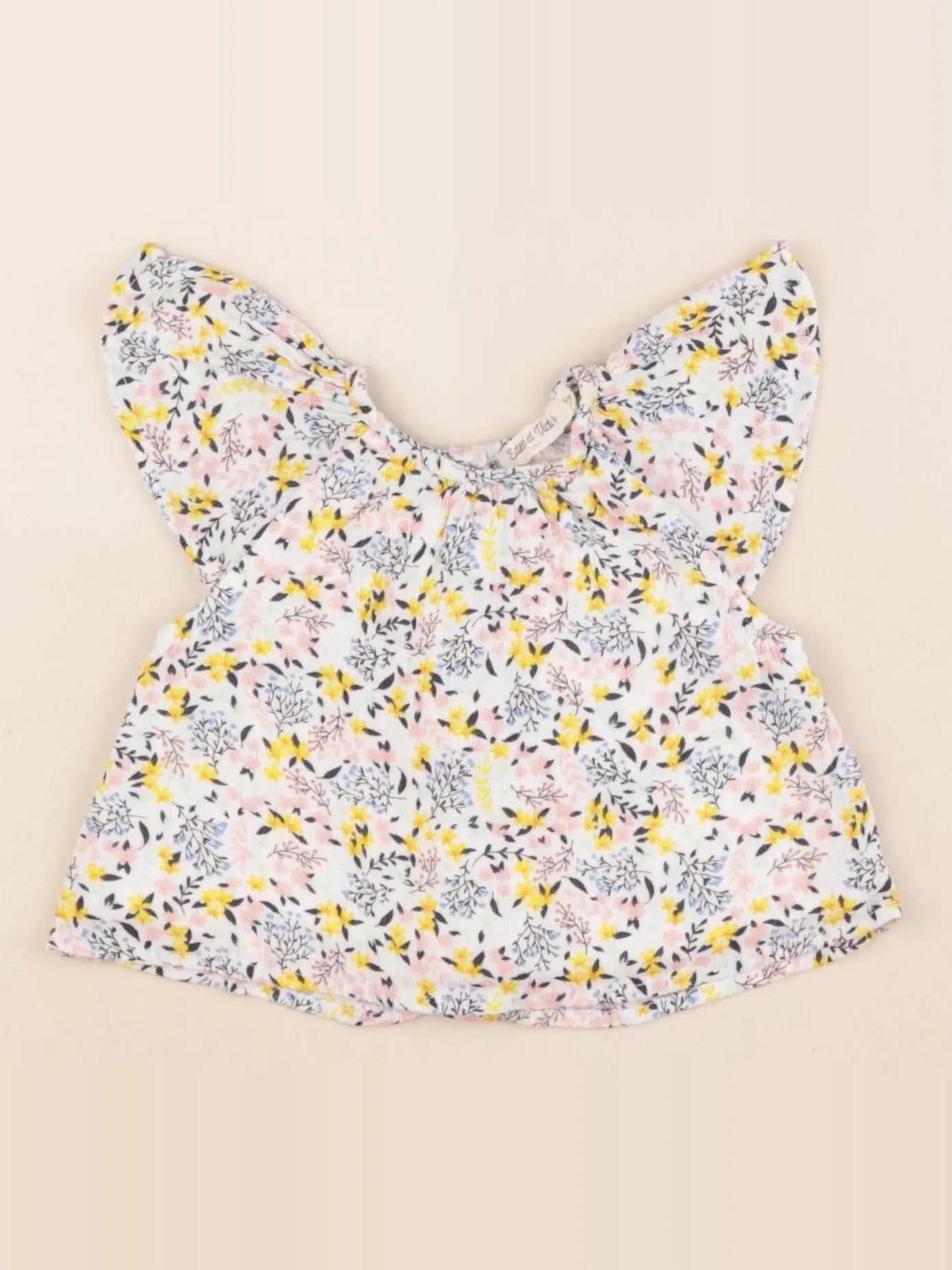 Eden & Victor - blouse multicolore - 6 mois
