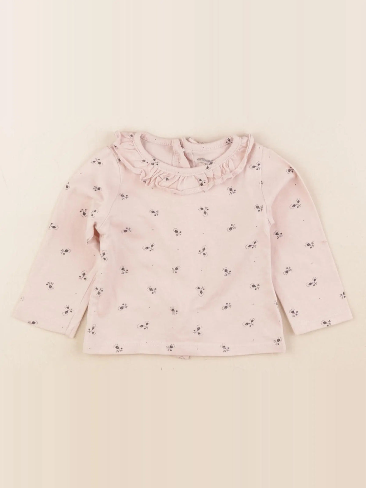 Vertbaudet - tee-shirt rose - 6 mois