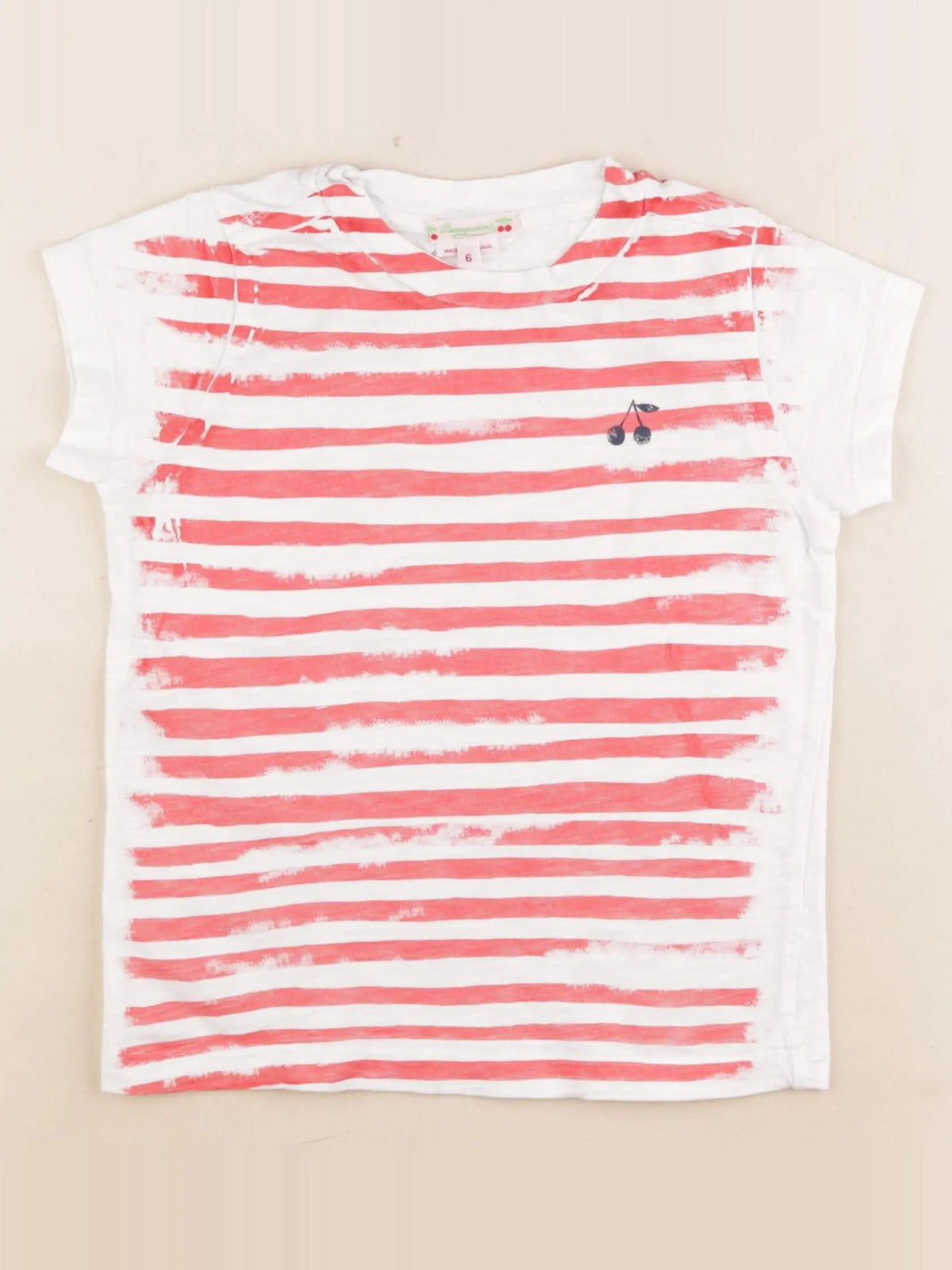 Bonpoint - tee-shirt rouge - 6 ans