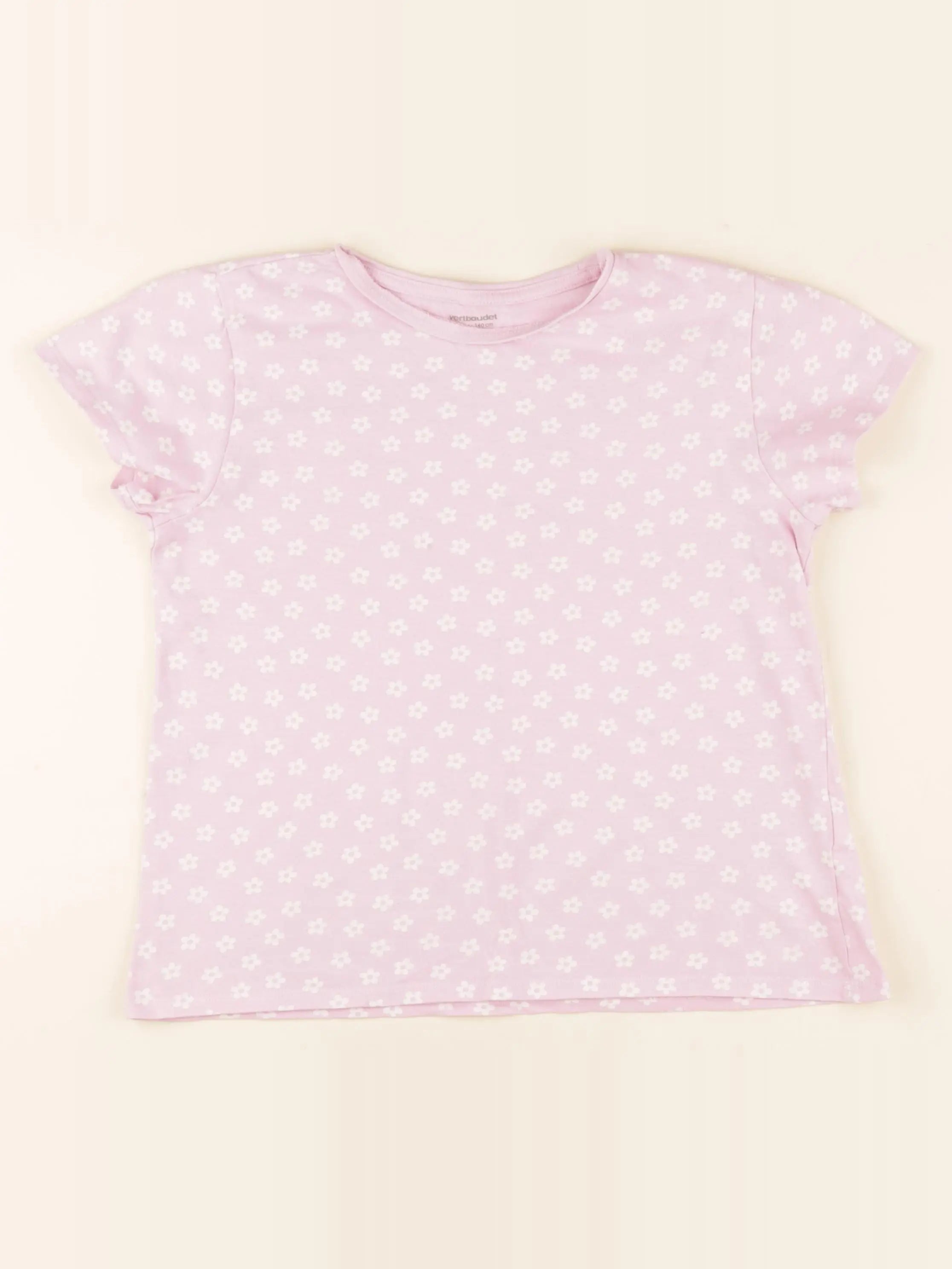 Vertbaudet - tee-shirt violet - 10 ans
