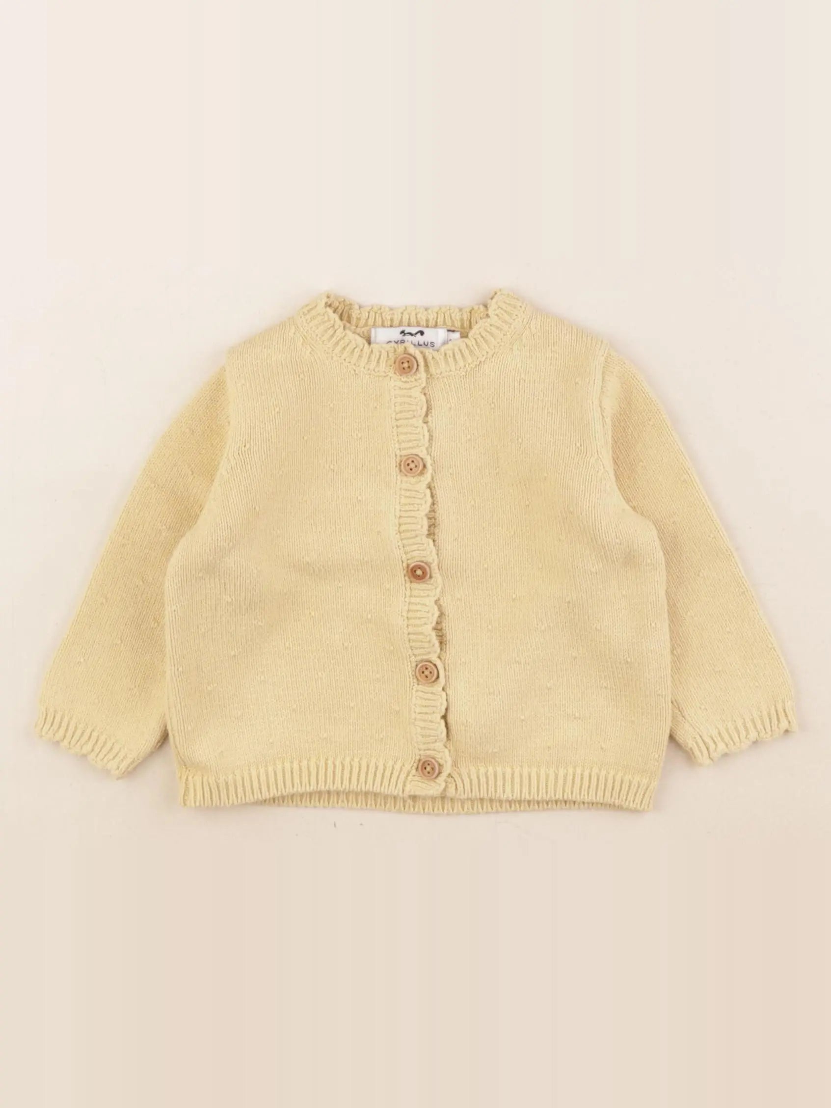 Cyrillus - gilet jaune - 6 mois