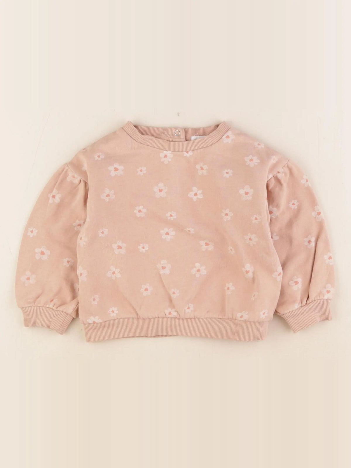Vertbaudet - sweat marron - 18 mois