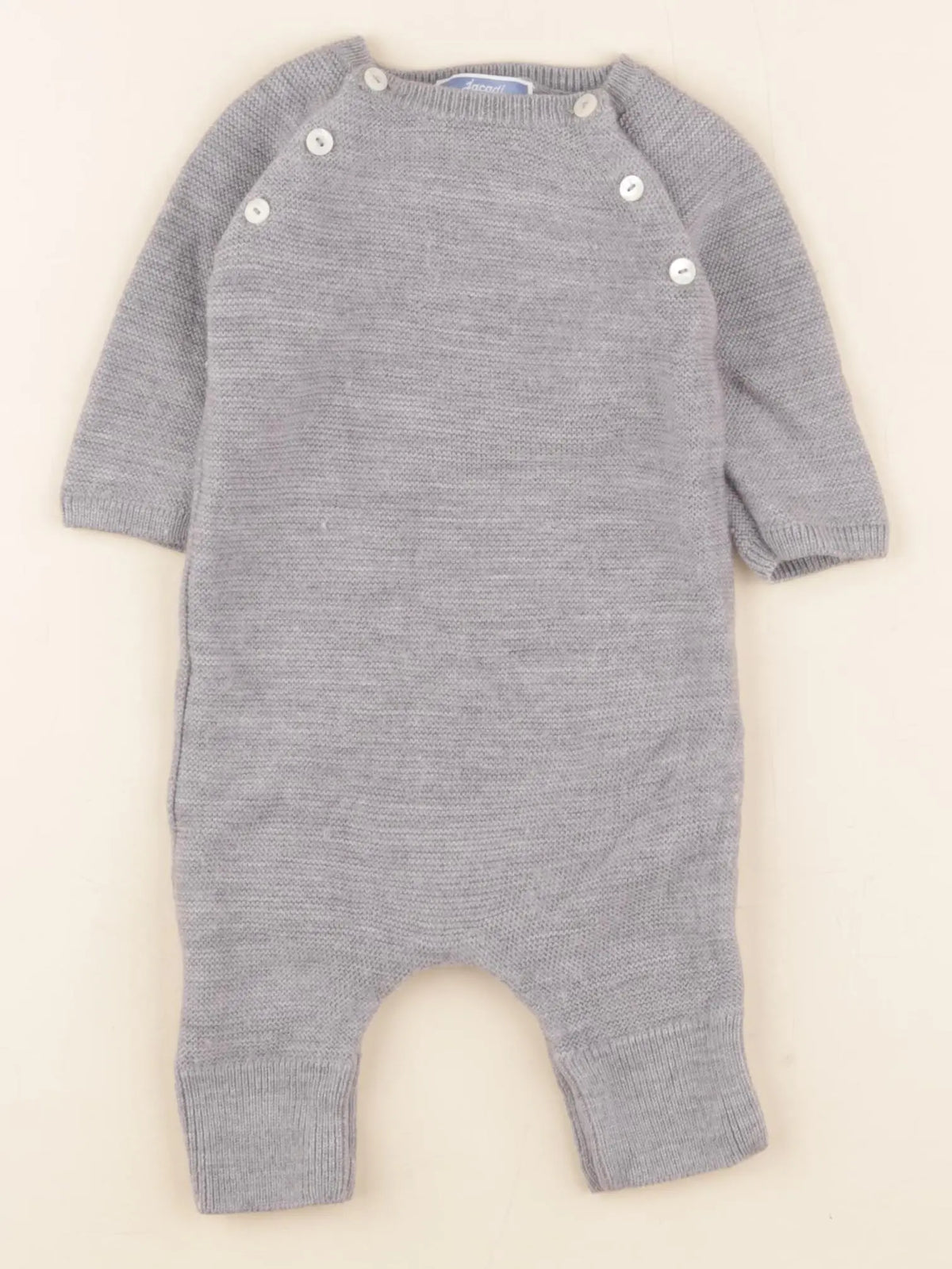 Jacadi - combinaison gris - 3 mois