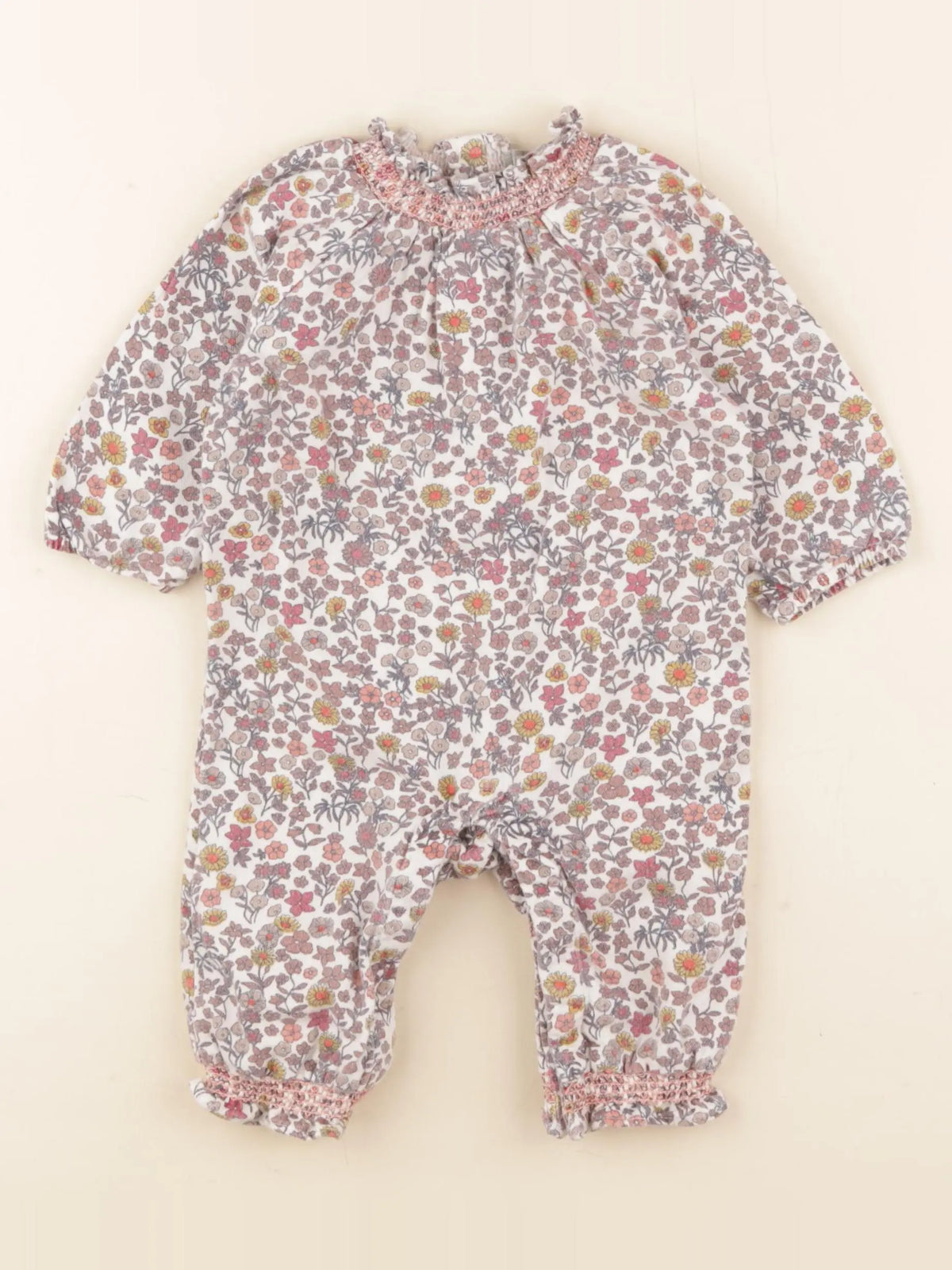 Boutchou - combinaison multicolore - 6 mois