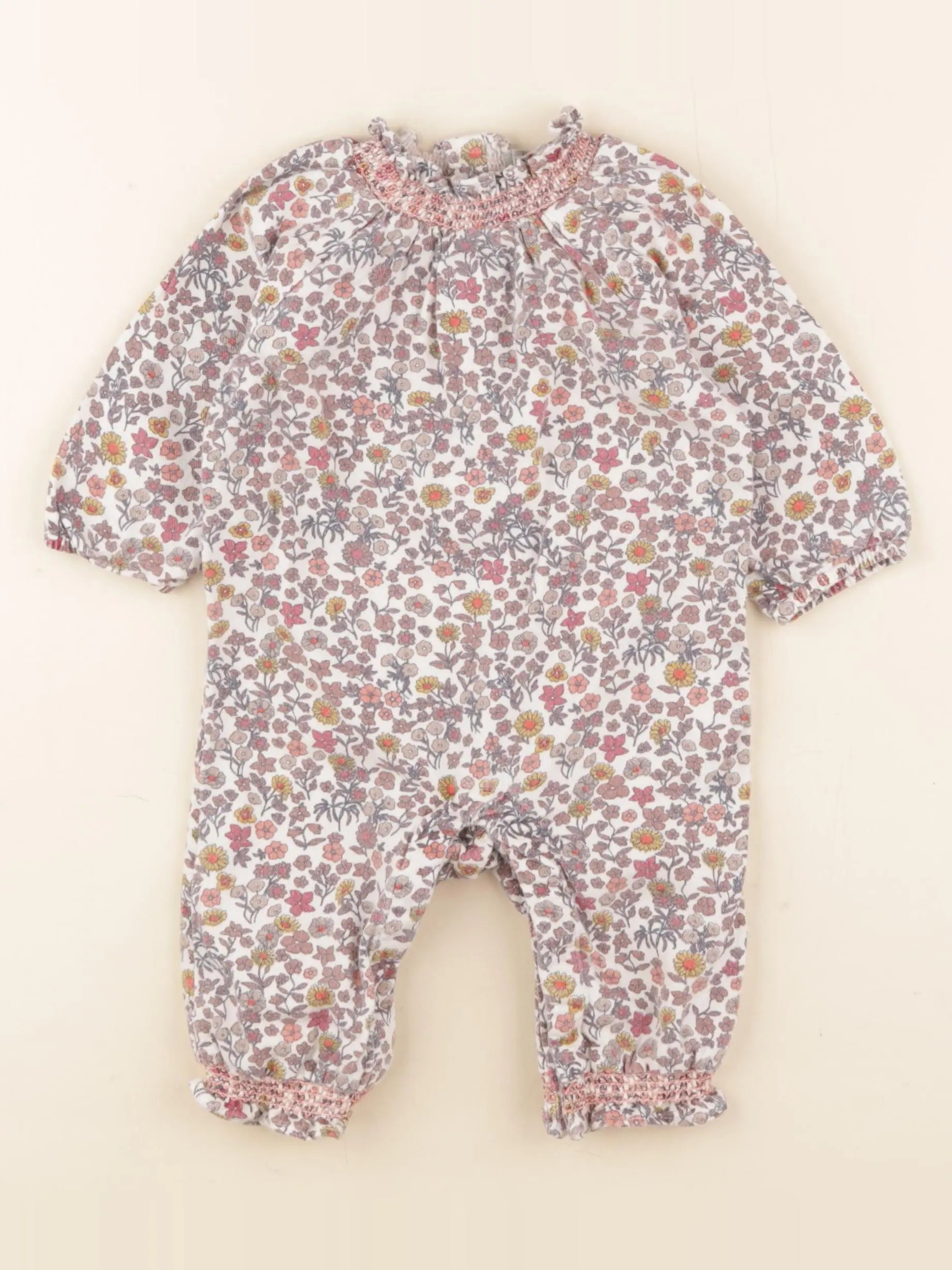Boutchou - combinaison multicolore - 6 mois