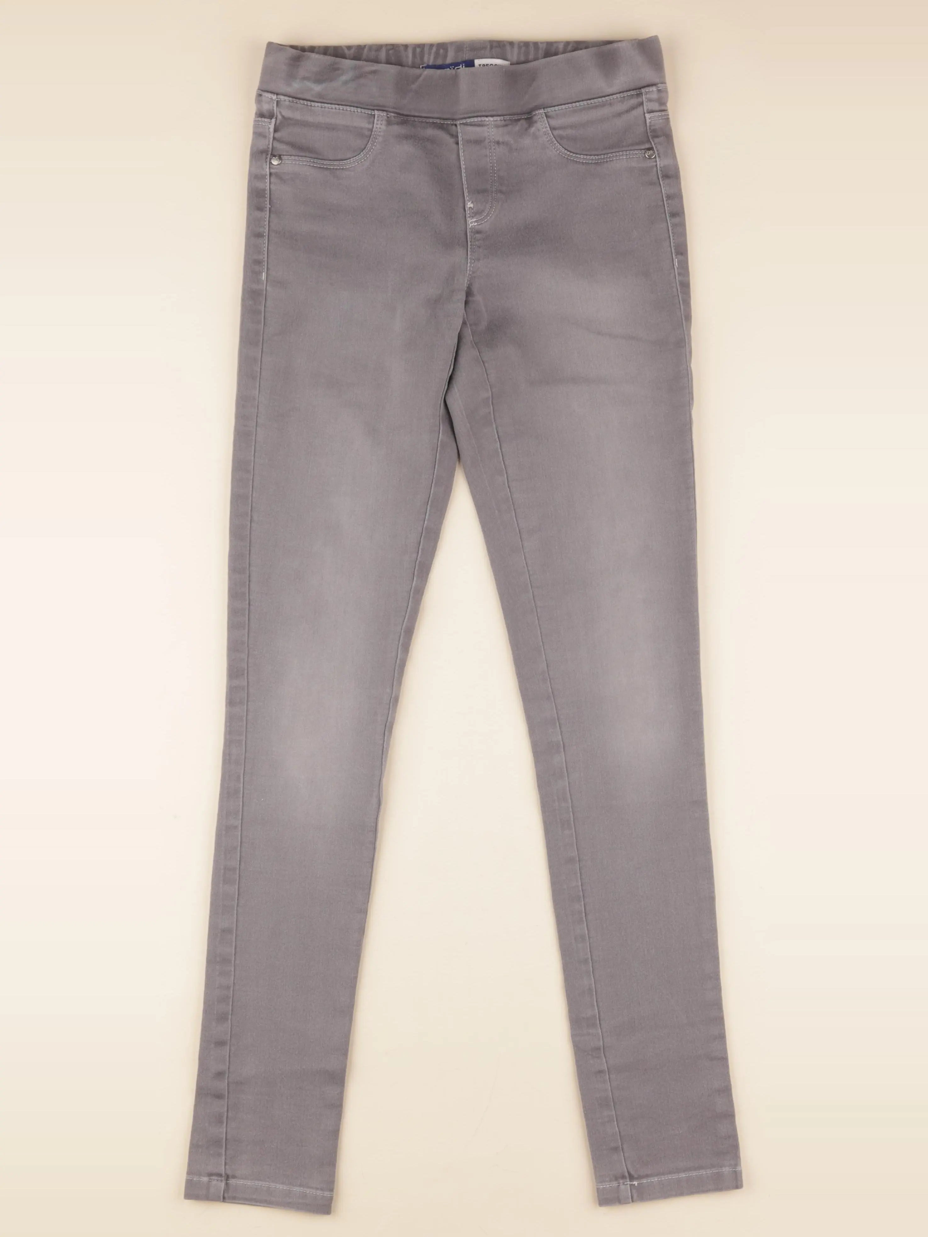 Okaidi - jegging gris - 12 ans