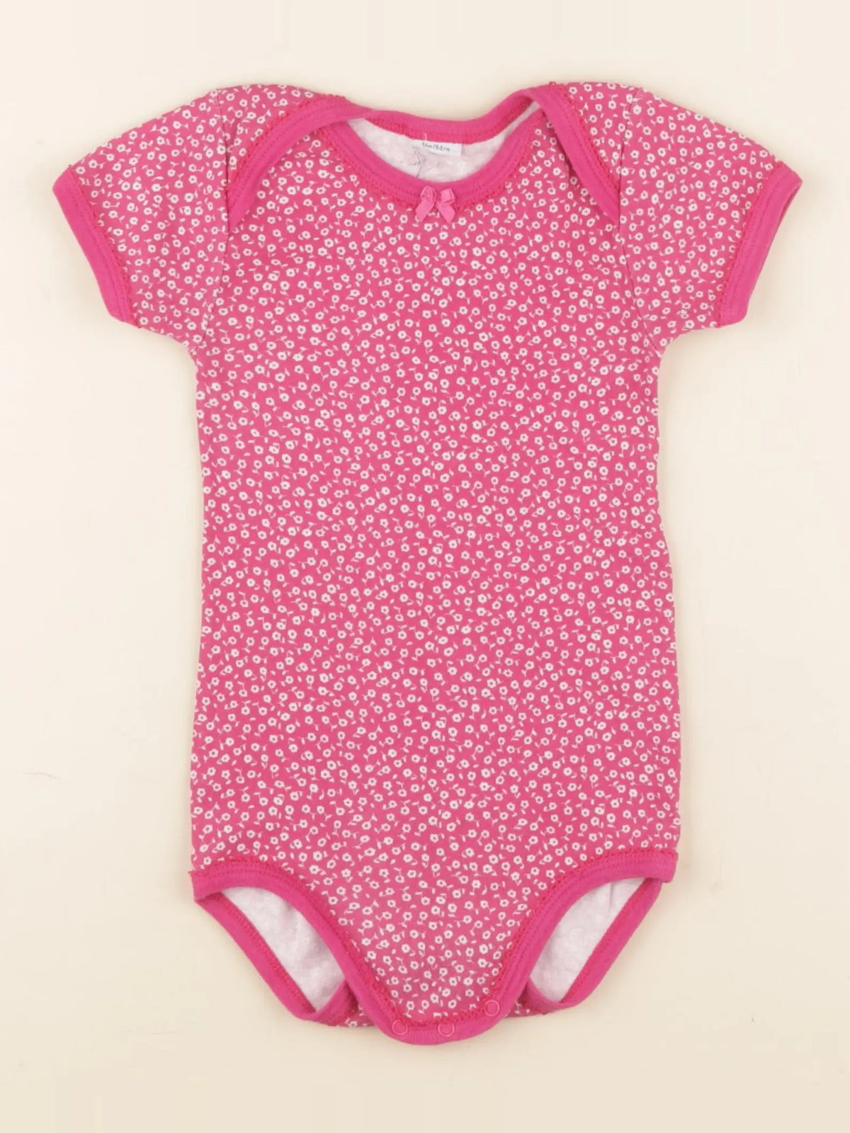 Petit Bateau - body rose - 36 mois