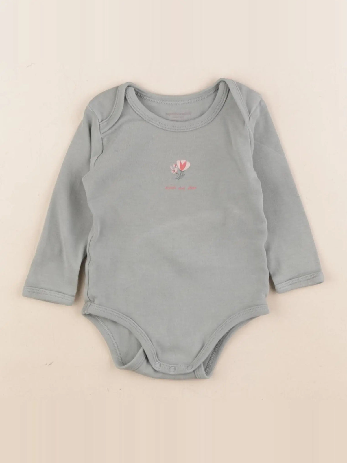 Vertbaudet - body vert - 12 mois