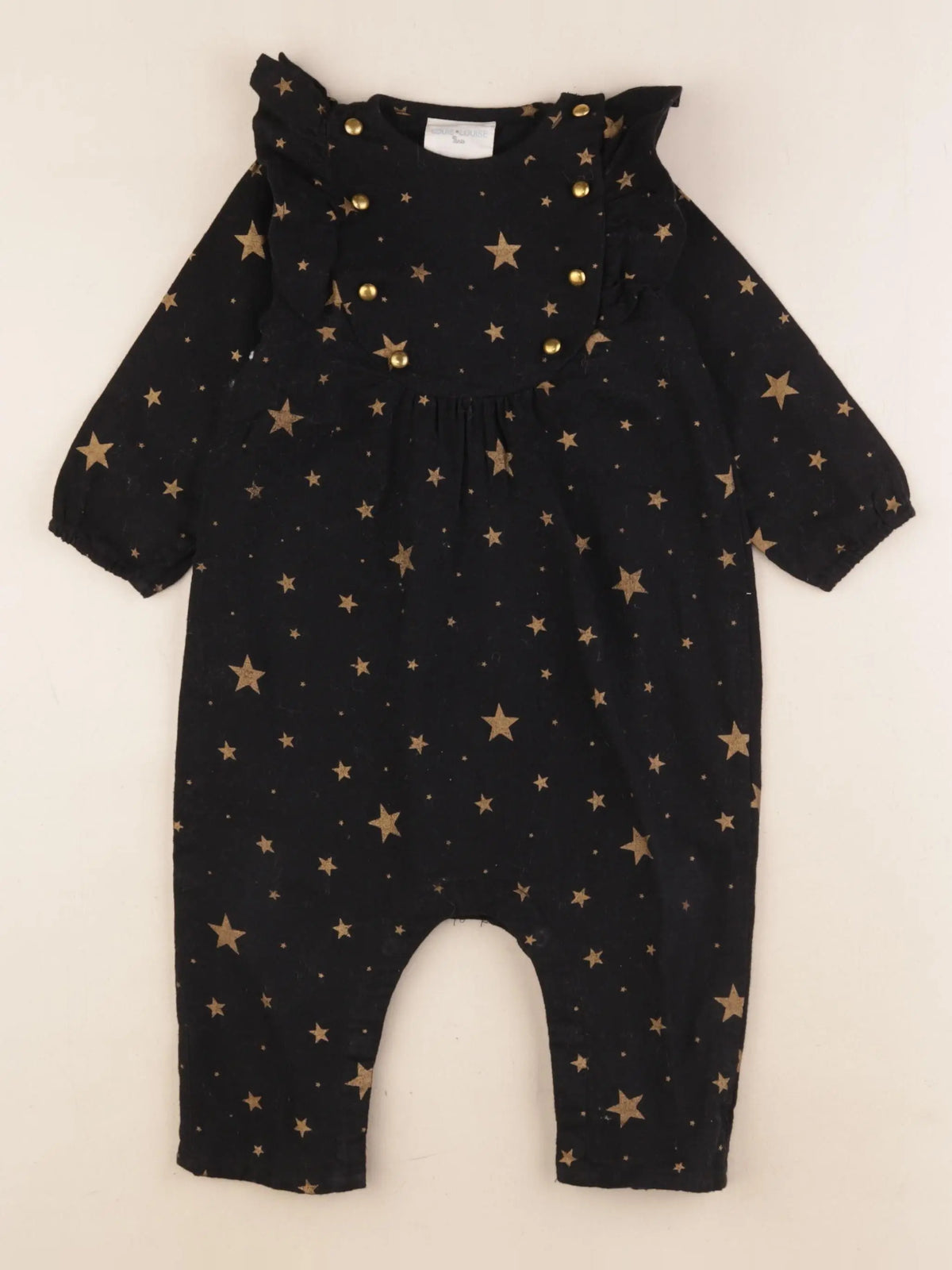 Louis Louise - combinaison noir, or - 12 mois