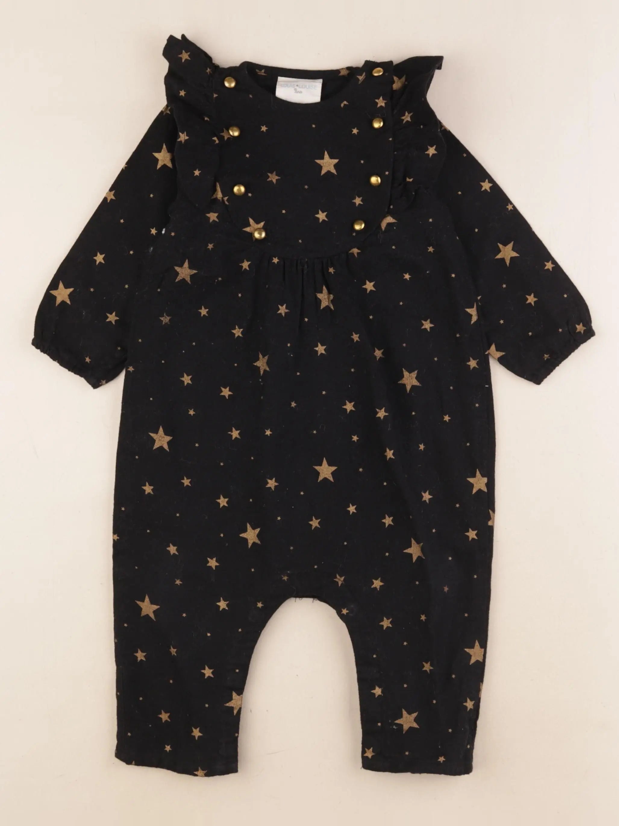 Louis Louise - combinaison noir, or - 12 mois