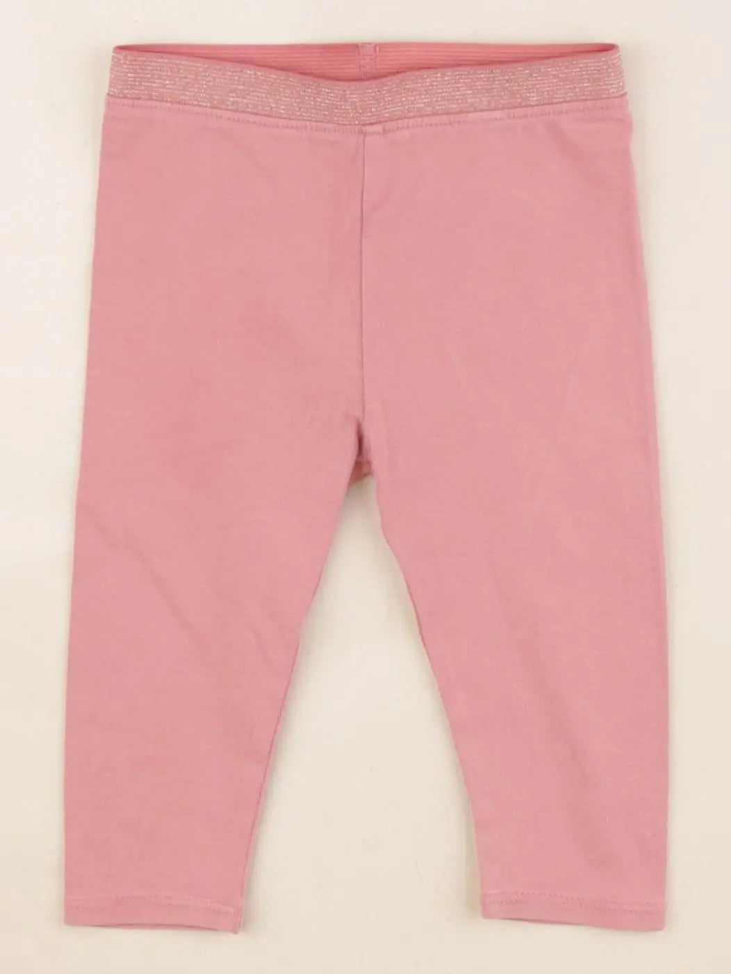 Vertbaudet - legging rose, or - 6 mois