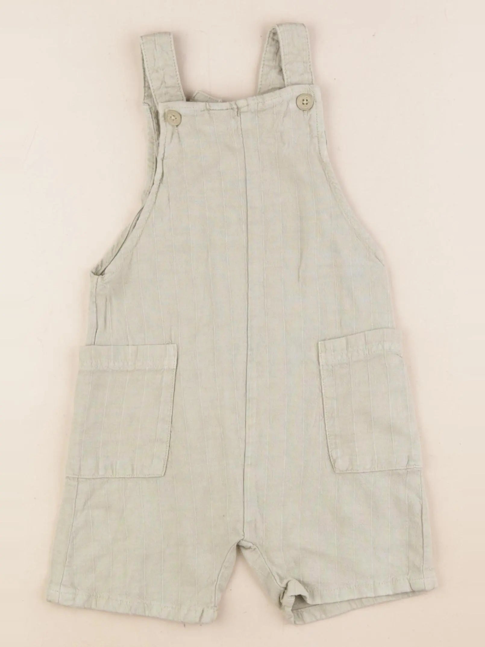 Zara - salopette vert - 12/18 mois