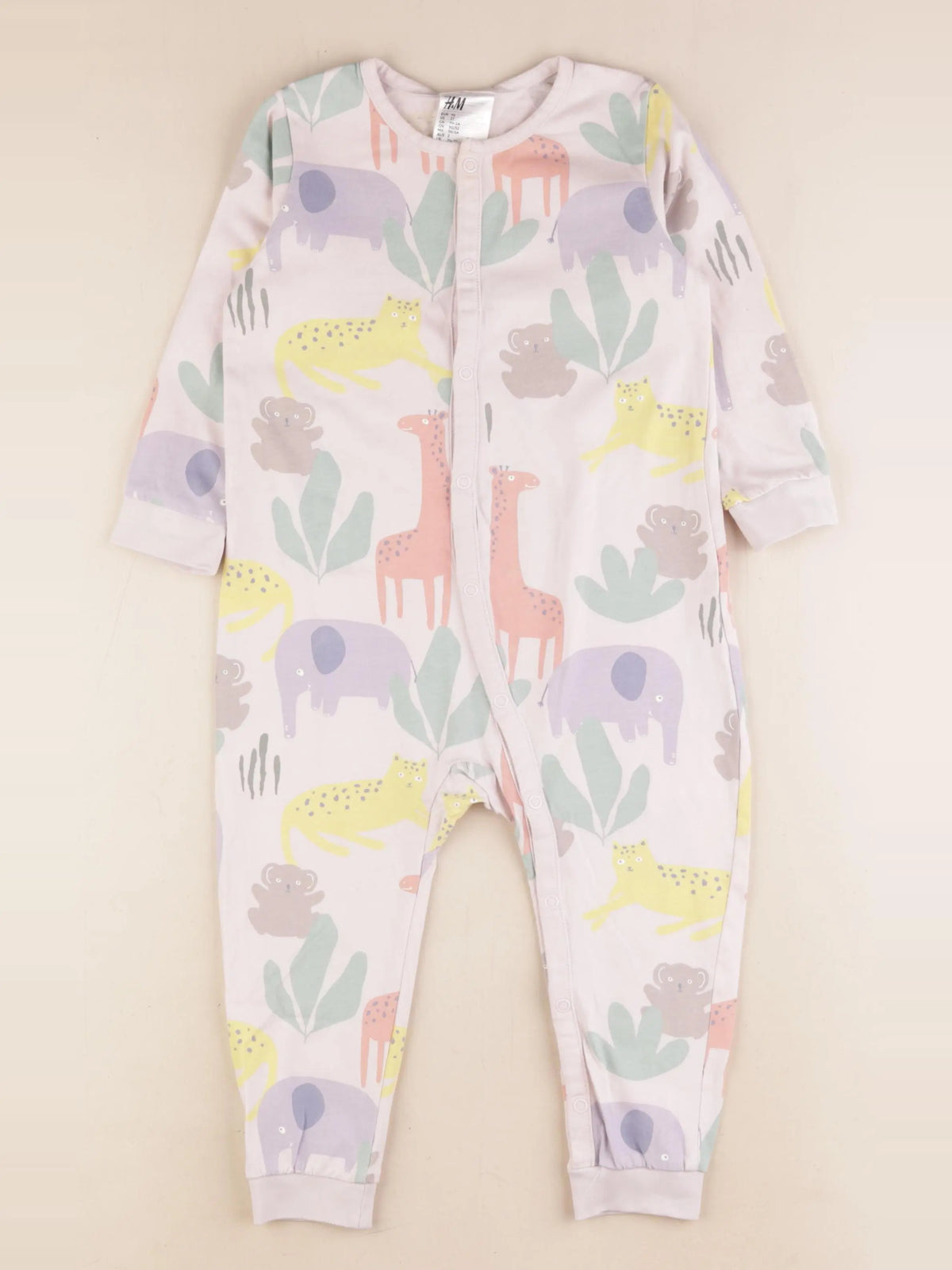 H&M - pyjama coton multicolore - 2 ans