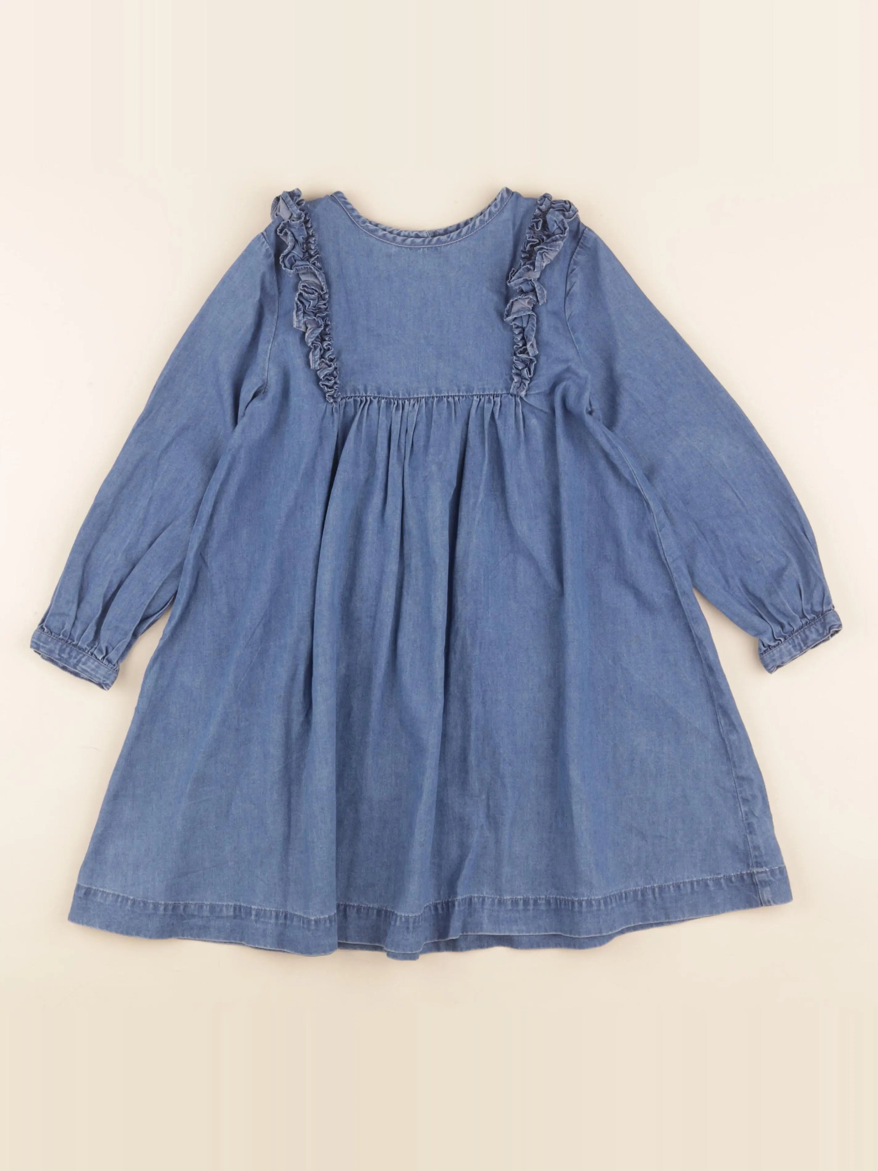 Monoprix - robe bleu - 5 ans