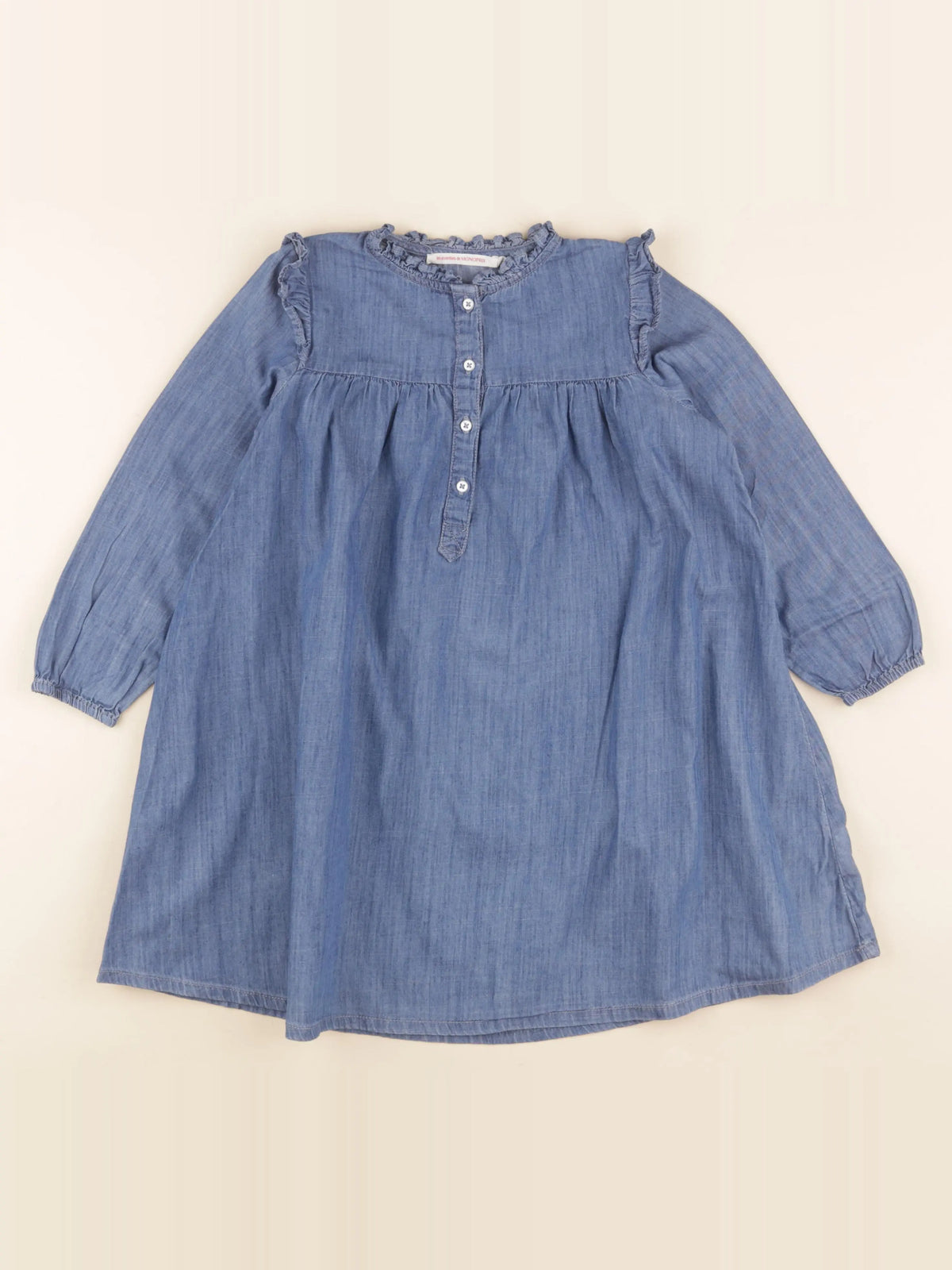 Monoprix - robe bleu - 5 ans