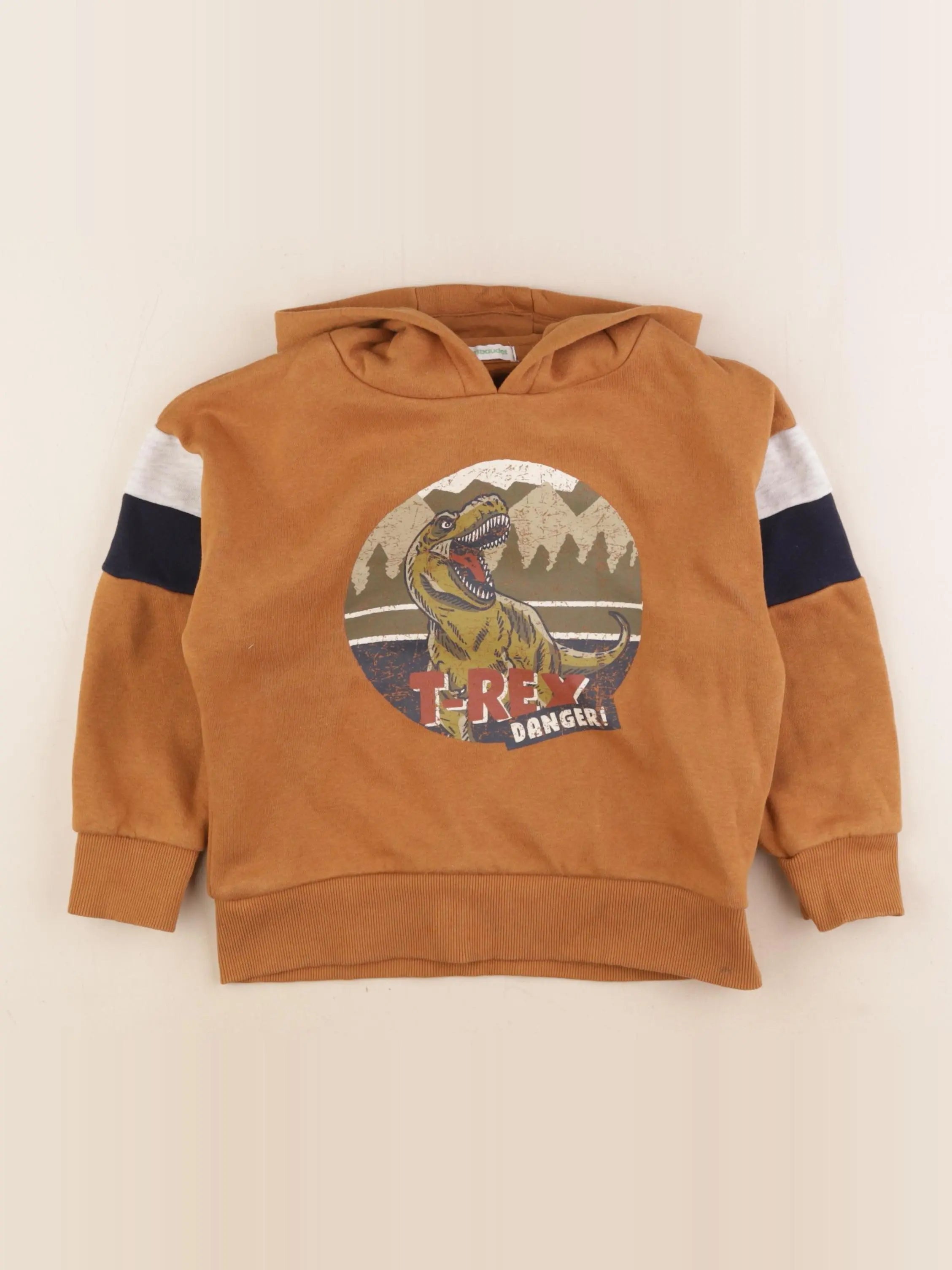 Vertbaudet - sweat marron - 5 ans