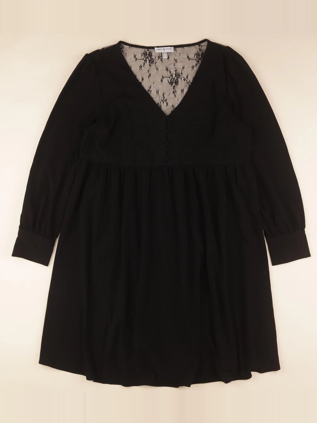 Envie de fraise - robe grossesse noir - 44