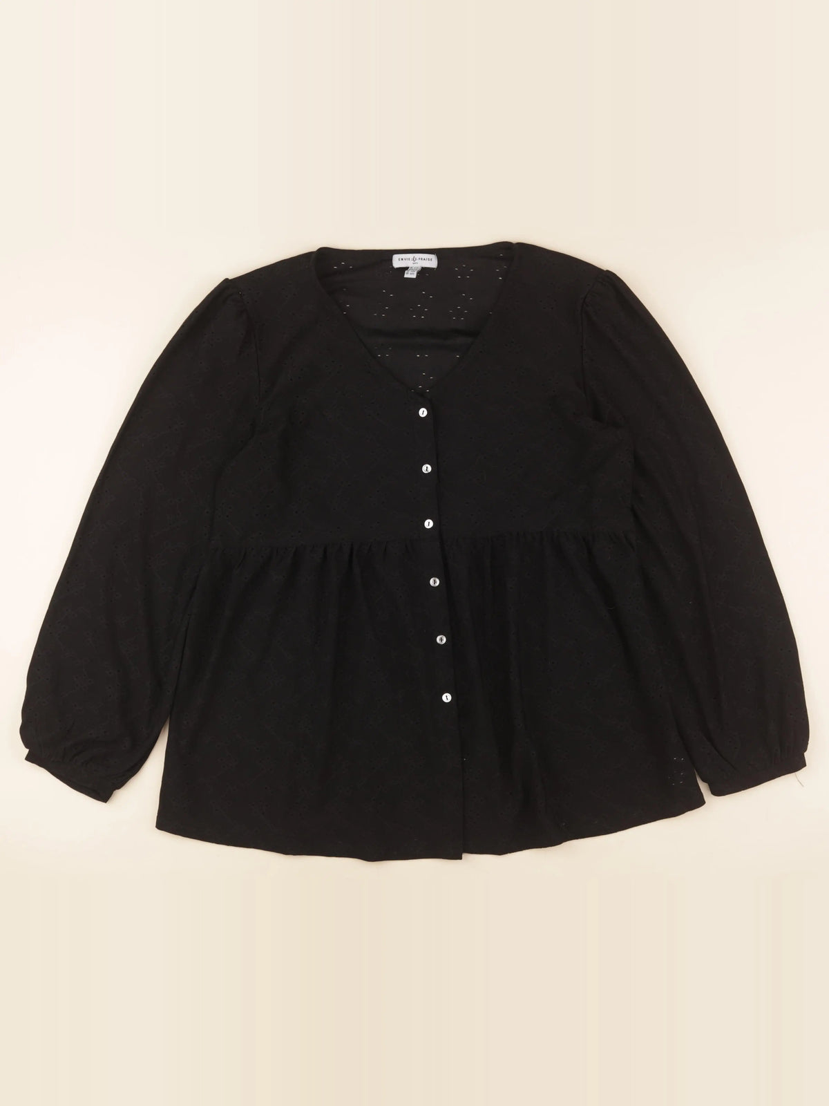 Envie de fraise - tee-shirt grossesse noir - 42 à 44