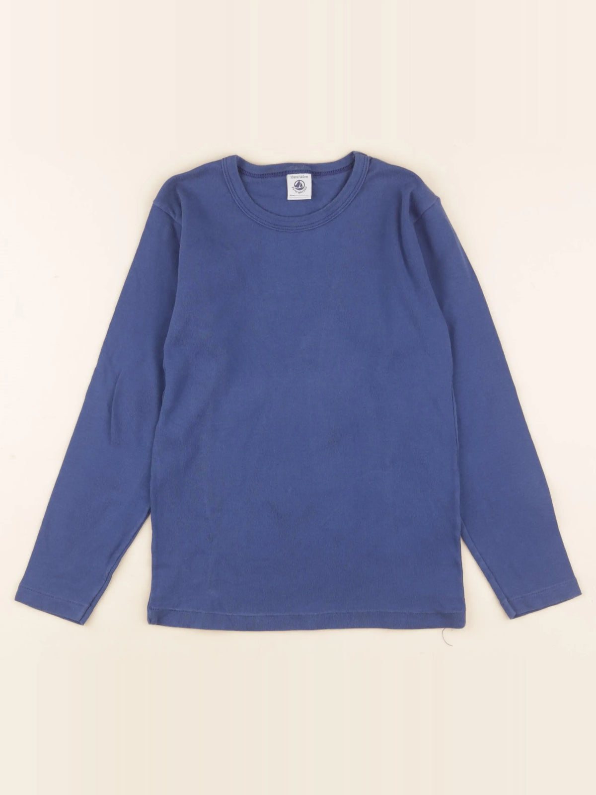 Petit Bateau - maillot de corps bleu - 10 ans