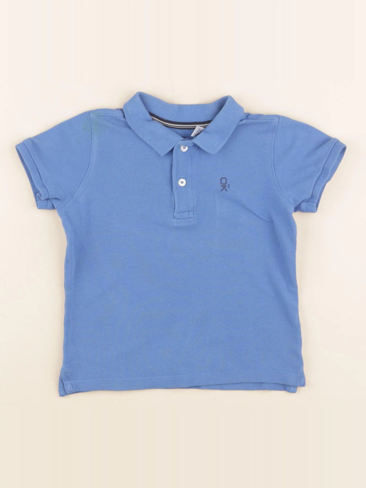 Okaidi - polo bleu - 4 ans