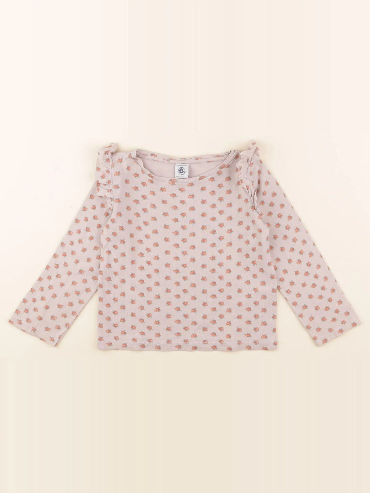 Petit Bateau - tee-shirt violet - 4 ans